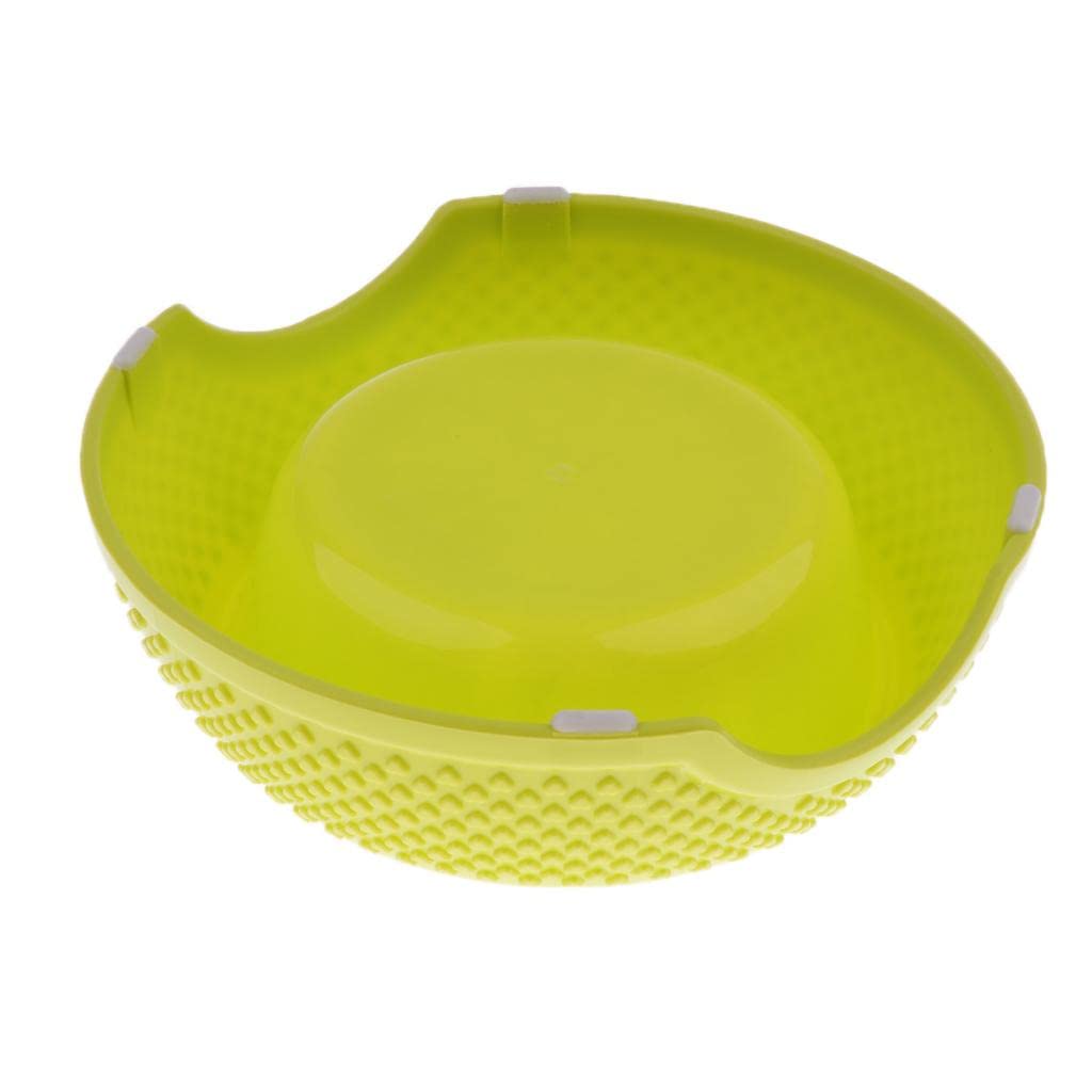 UJEAVETTE® Non-Slip Stainless Steel Pet Bowl for Dogs & Cats - Food & Water Dish in Green | Durable Elevated Feeder for Indoor & Outdoor Use