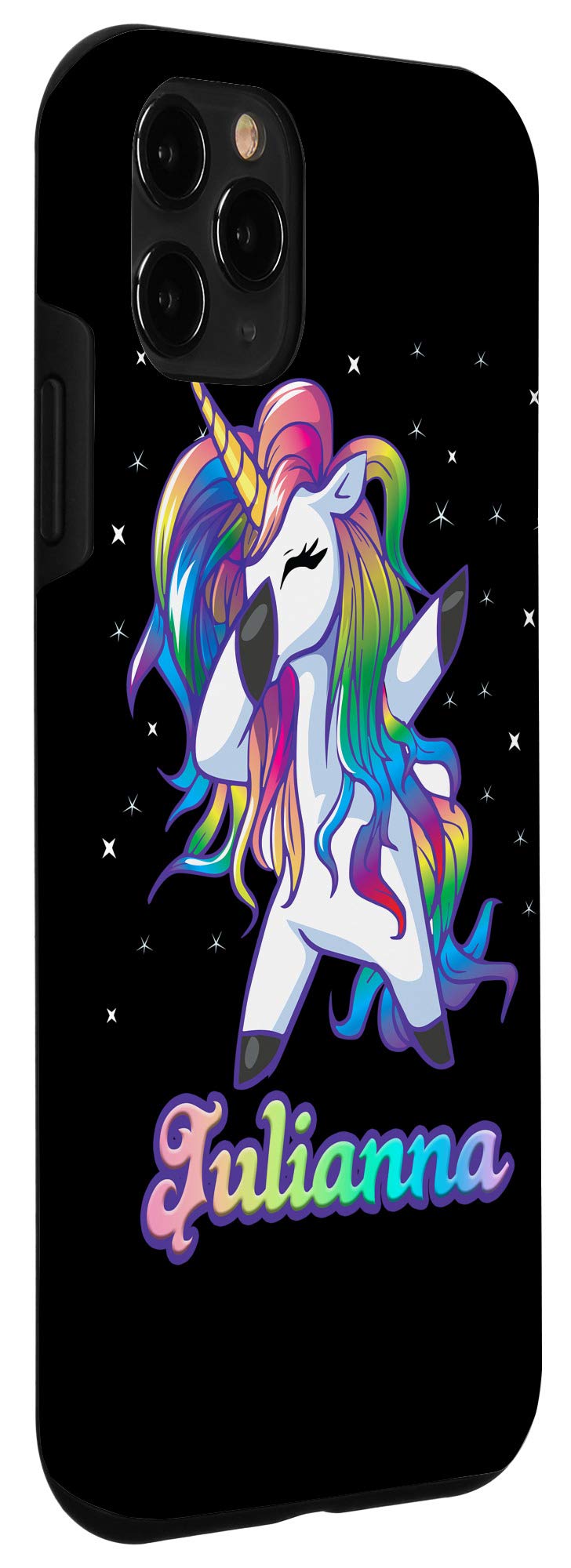 Custom Personalized iPhone 11 Pro Case - Unicorn Dabbing Design by JULIANNA | Protective Phone Cover for Everyday Use, Travel & Gifts