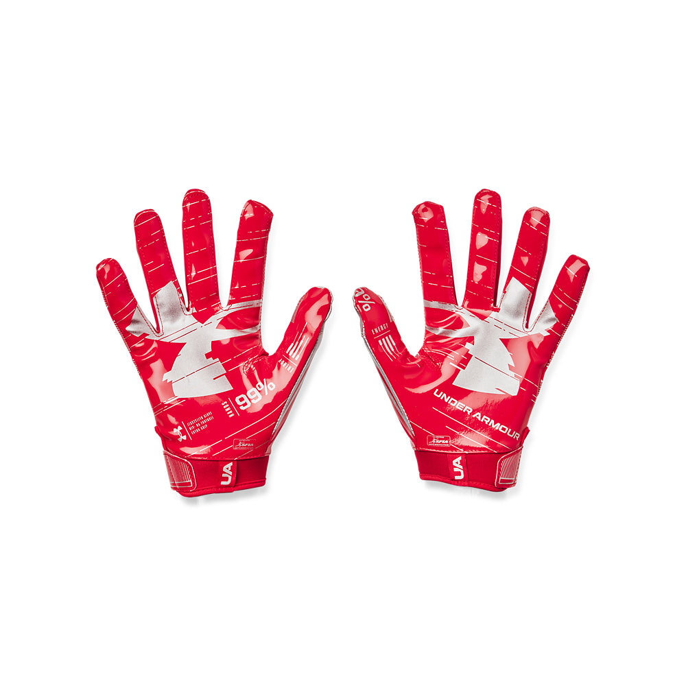 Under Armour F8 Football Gloves for Men - Grip & Performance Training Gloves - Perfect for Football, Training & Outdoor Sports