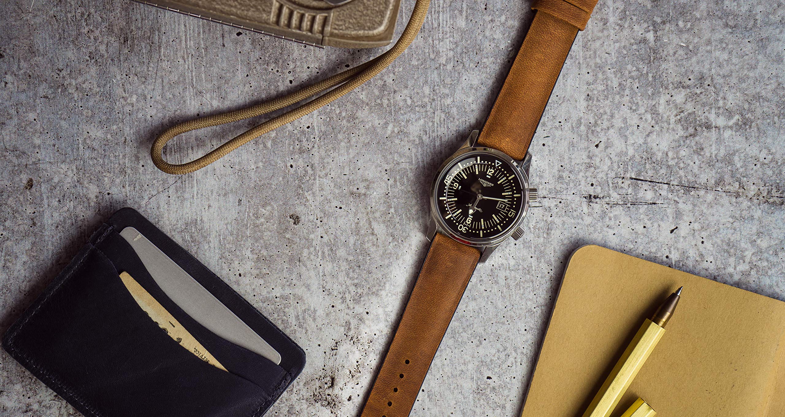 BARTON Leather Rubber Hybrid Watch Straps - Quick Release 18-22mm for Men & Women - Office & Outdoor Use