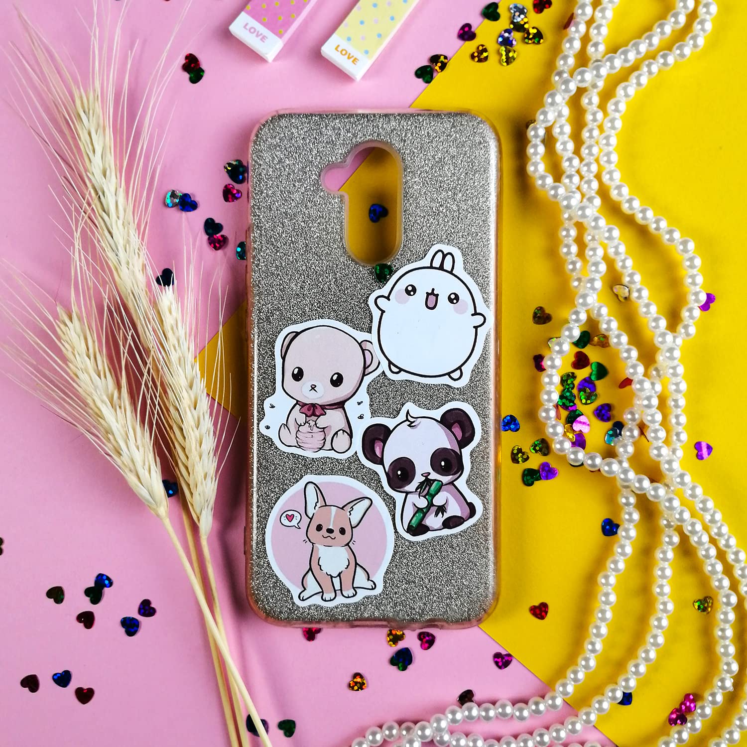 Cute Kawaii Animal Stickers for Water Bottles & Laptops
