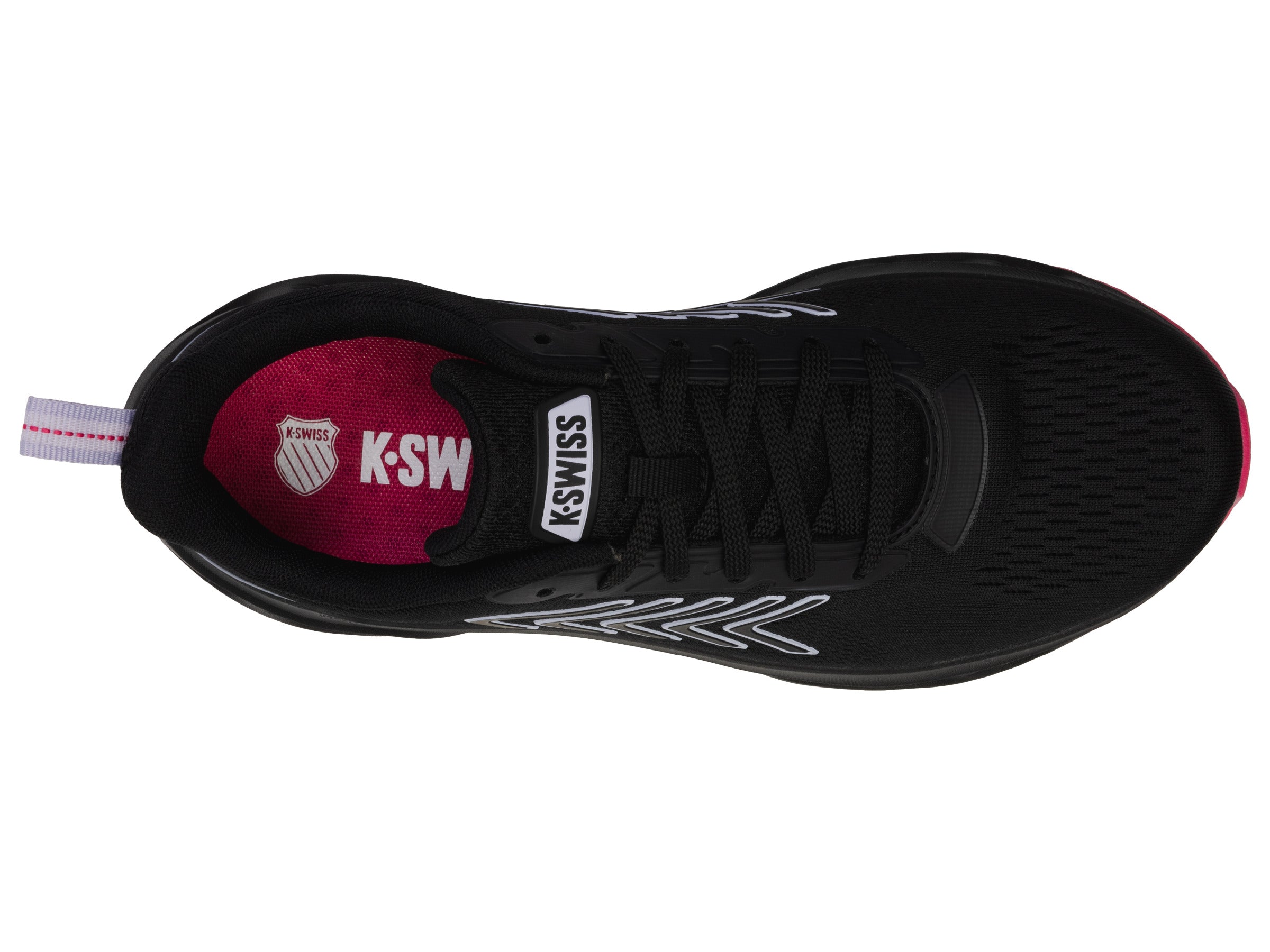 Melrose Tubes Lite Sneakers - Black/Lilac/Raspberry | Lightweight Comfortable Women's Shoes for Running, Walking & Casual Wear