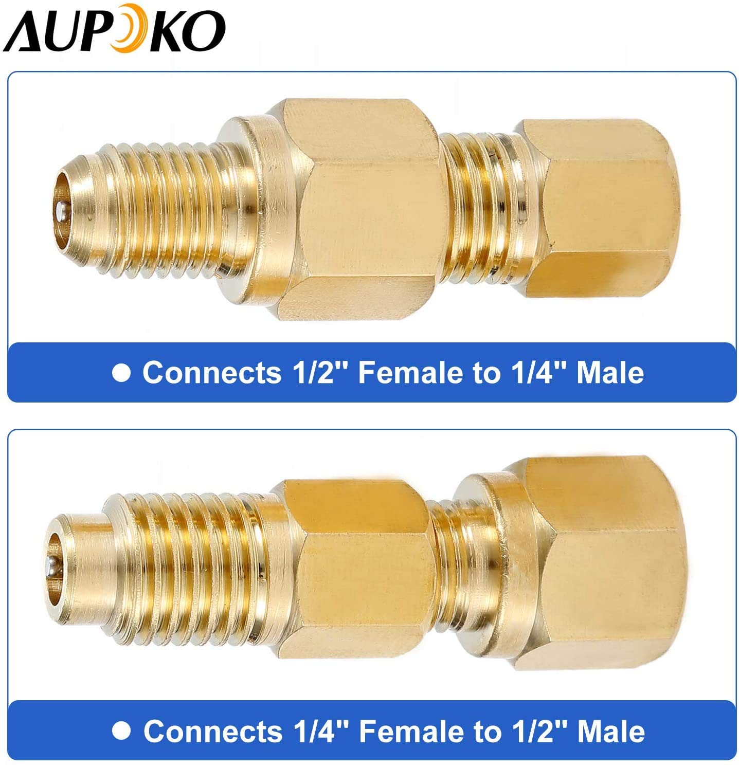 R12 R22 to R134a Adapter Kit - A/C Refrigerant Conversion Adapters with Valve Core Remover, 1/4