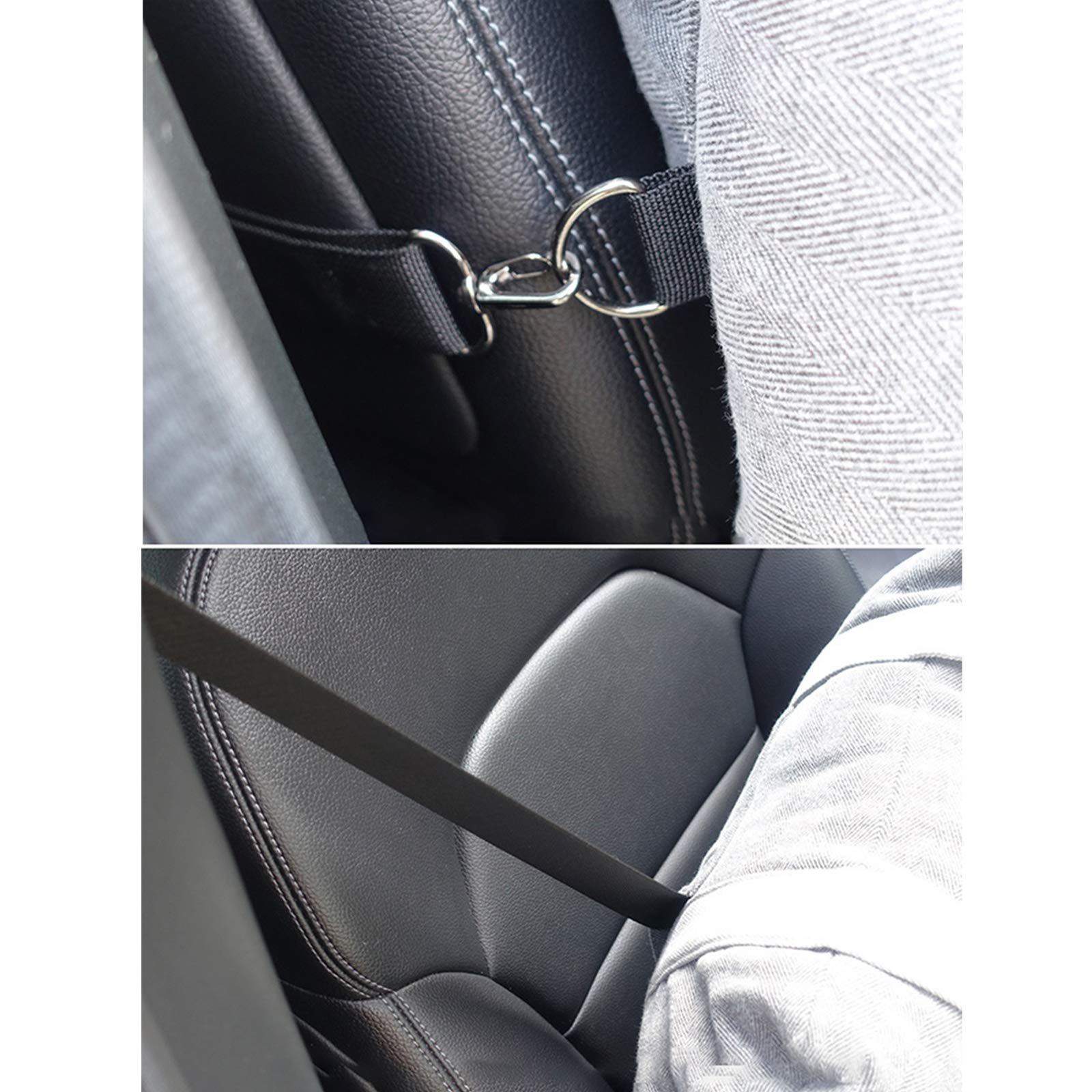 2 in 1 Dog Car Seat & Pet Carrier Bag - Portable Puppy Booster Seat with Storage Pocket, Safety Leash & Washable Cover - Dual Use for Car Travel & Home Comfort - Perfect for Road Trips, Vet Visits & Daily Commutes