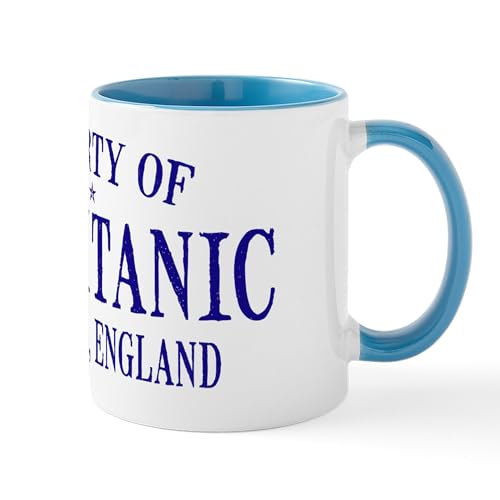 White/Blue Inside - Titanic Mug