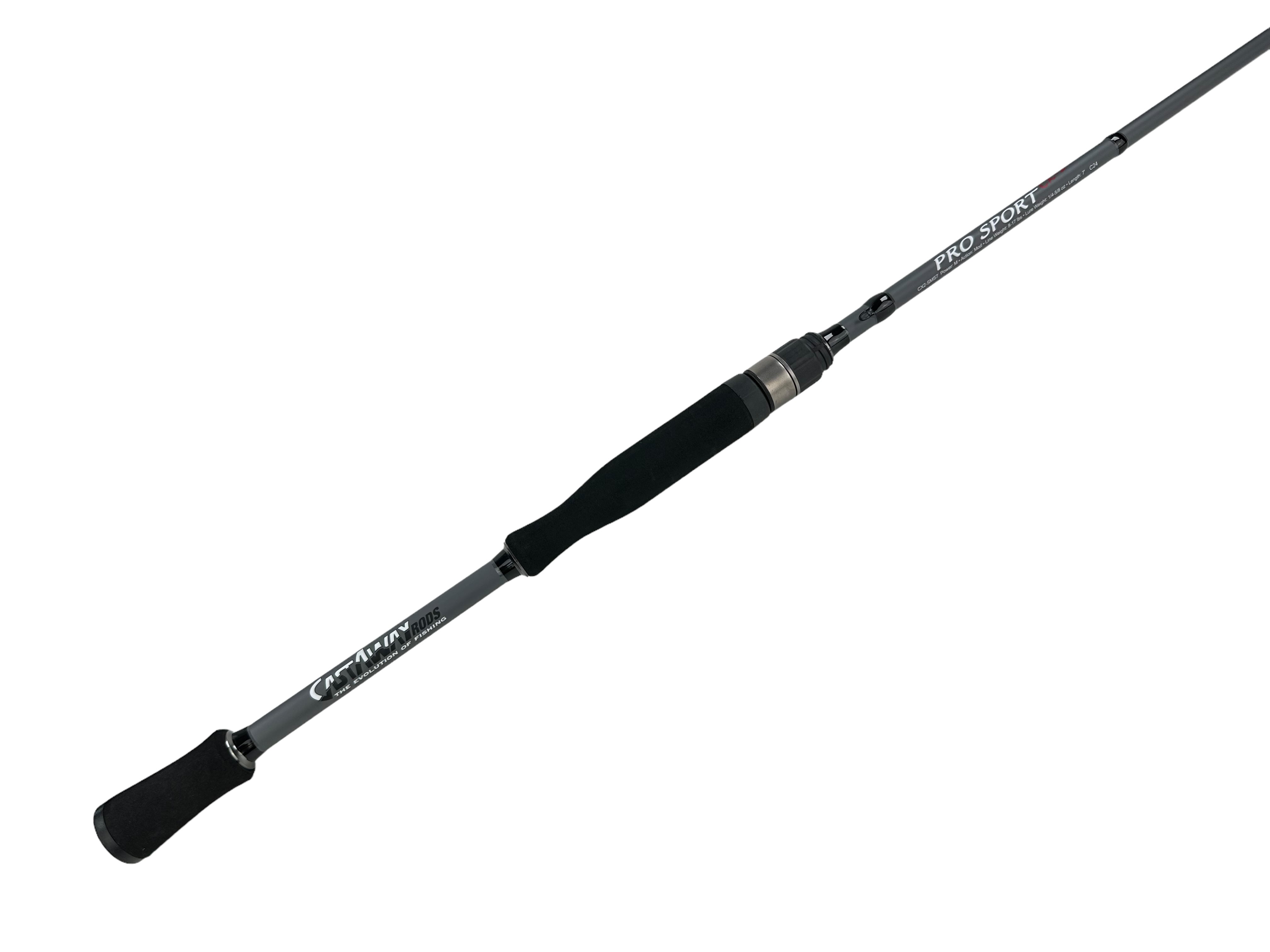 Pro Sport CX2 CX2MHS7 Medium Heavy Spinning Rod - Perfect for Freshwater & Saltwater Fishing, Bass, Trout, and Salmon Angling