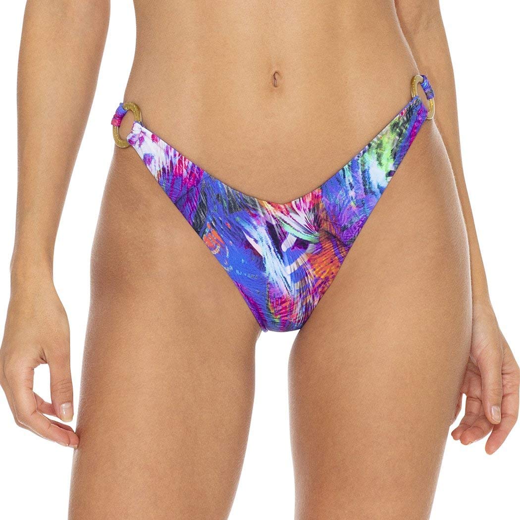 Luli Fama ISLA HOLBOX High Leg Brazilian Bikini Bottom - Sexy Swimwear for Women, Perfect for Beach Vacations & Pool Parties