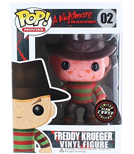 Funko Pop! Movies: A Nightmare on Elm Street - Freddy Krueger Glow in The Dark Chase Vinyl Figure with Pop Protector Case | Horror Movie Collectible, Gift for Fans, Display for Shelves & Offices