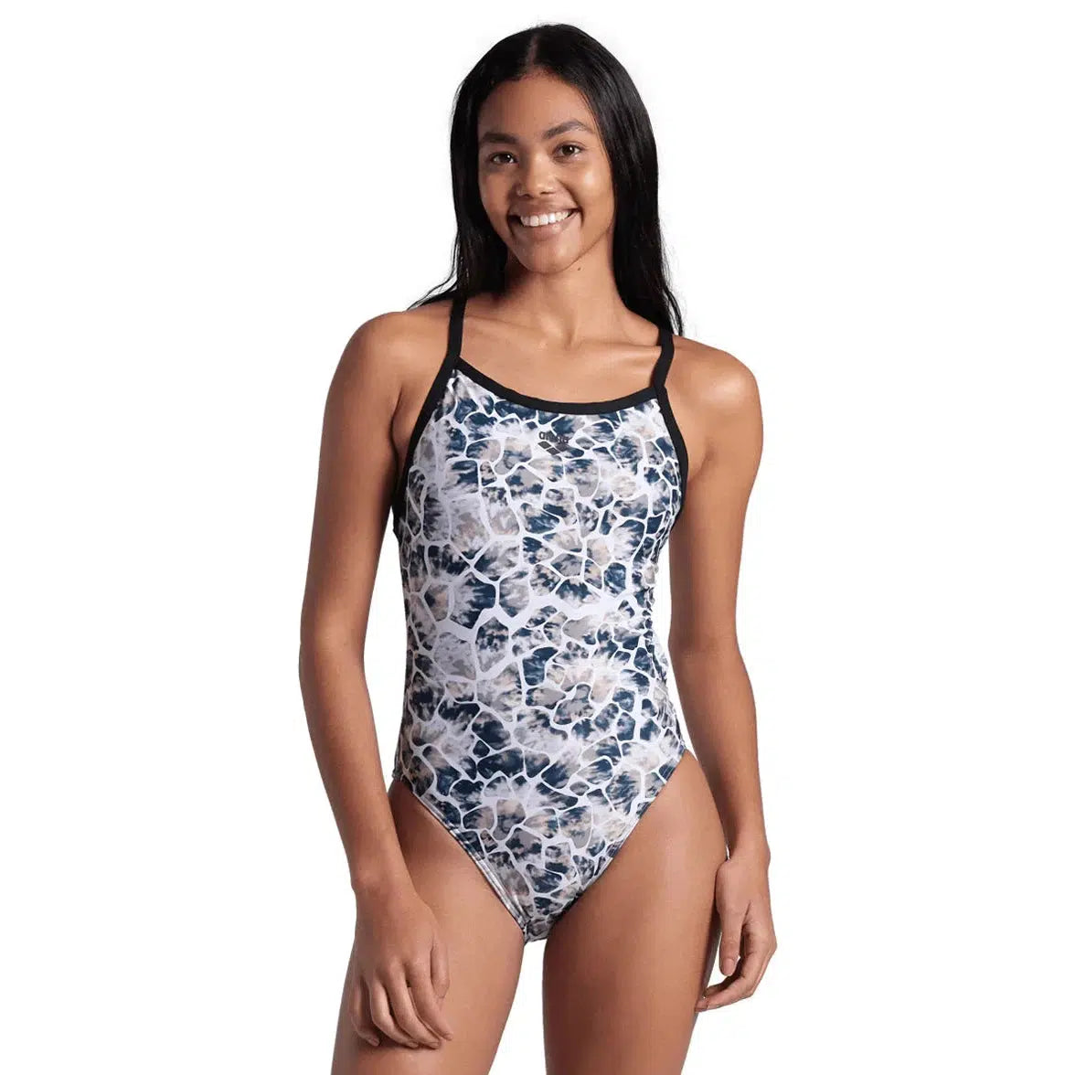 Earth XCross Back Swimsuit - Women's High Waisted Bikini Swimwear for Beach, Pool & Vacation