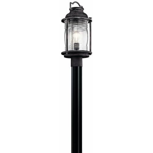 Kichler 49573WZC Outdoor Wall Light - Weatherproof Exterior Post Mount Lighting for Porch, Patio, and Garden - Energy Efficient LED Outdoor Sconce