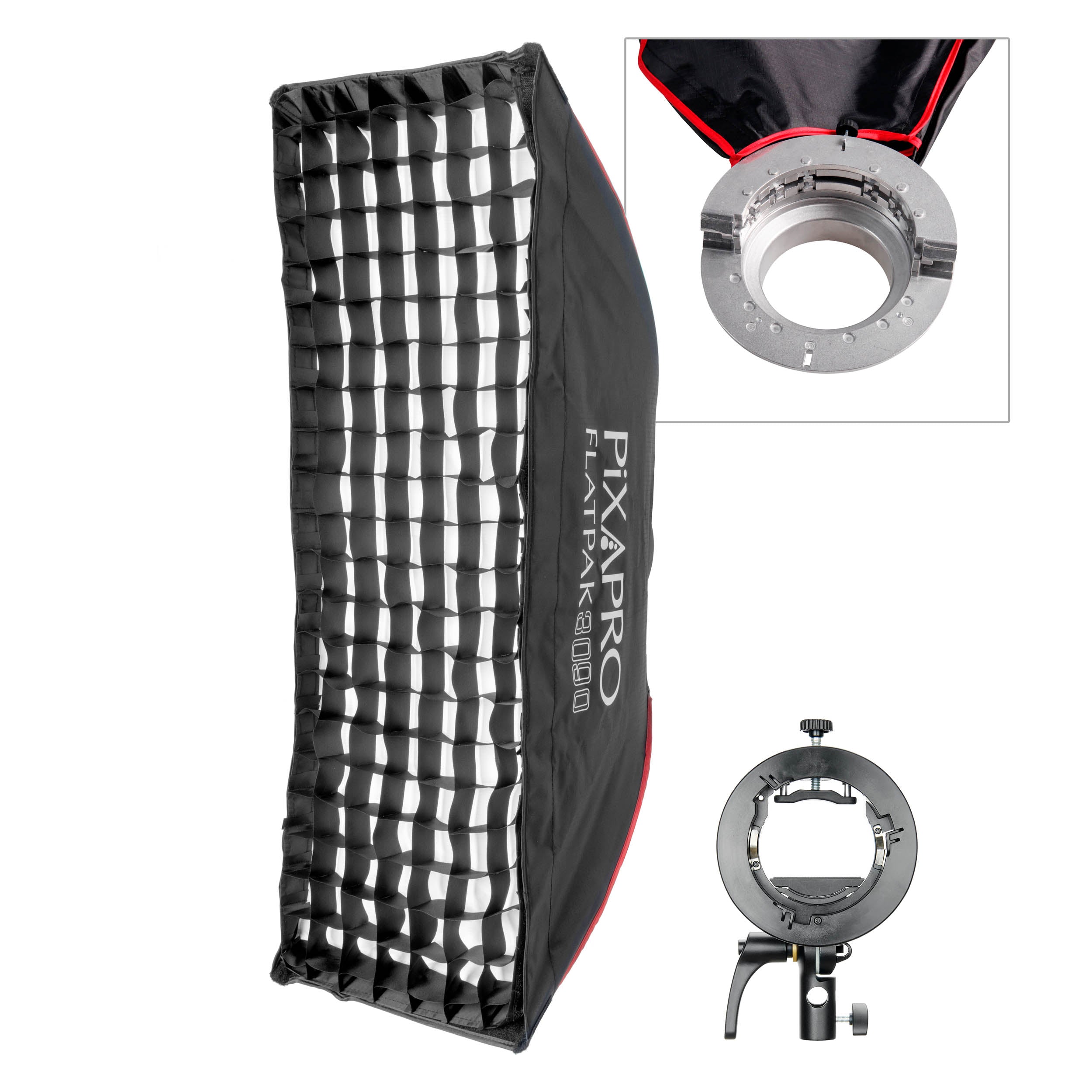 30x90cm Easy Open Two Diffusion Strip FlatPak Softbox - Patented Design for Professional Photography & Video Lighting - Perfect for Studio, Portrait, and Product Shoots