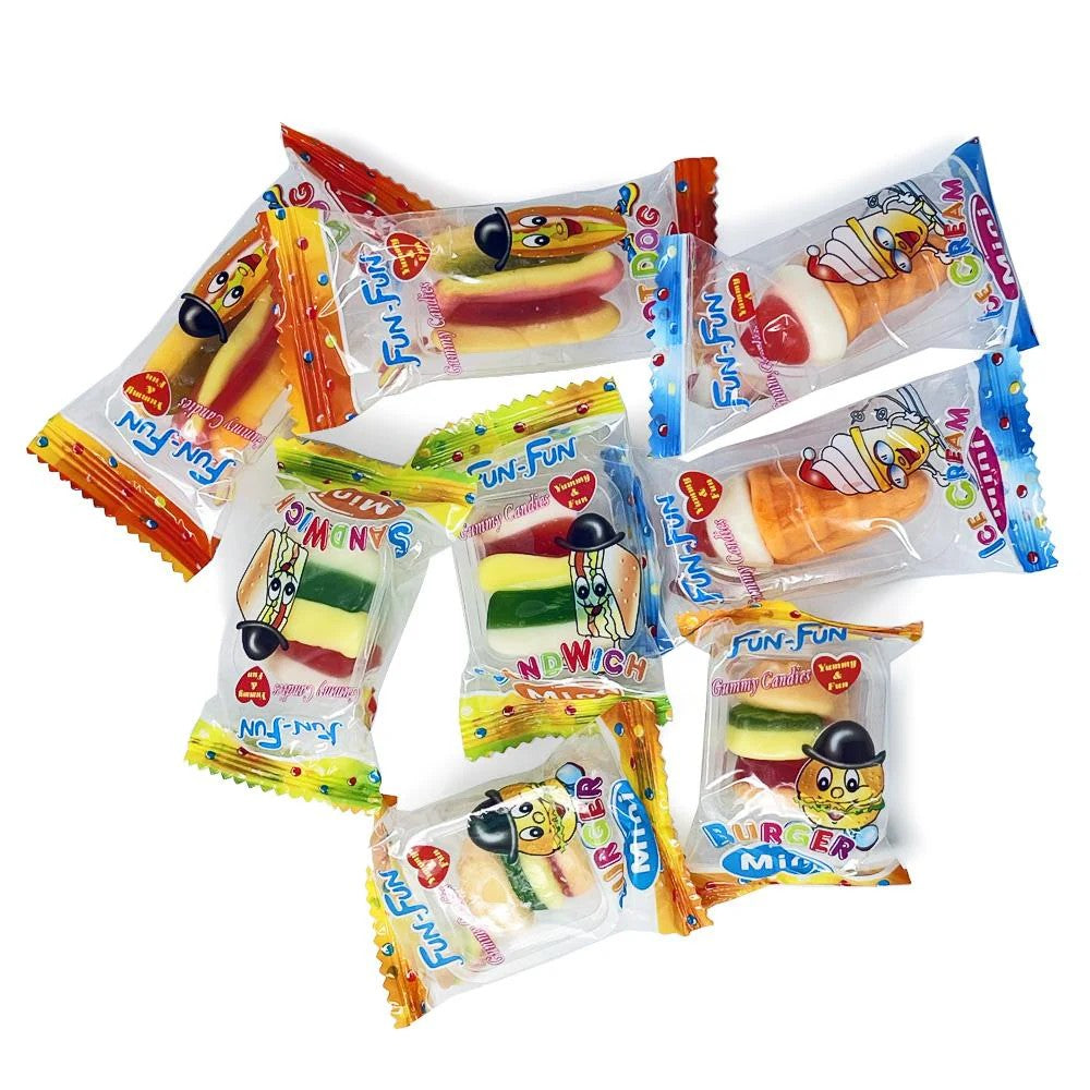 Fun Factory Assorted Gummy Candy Mix - 5lb Bulk Bag | Perfect for Parties, Movie Nights & Office Snacks