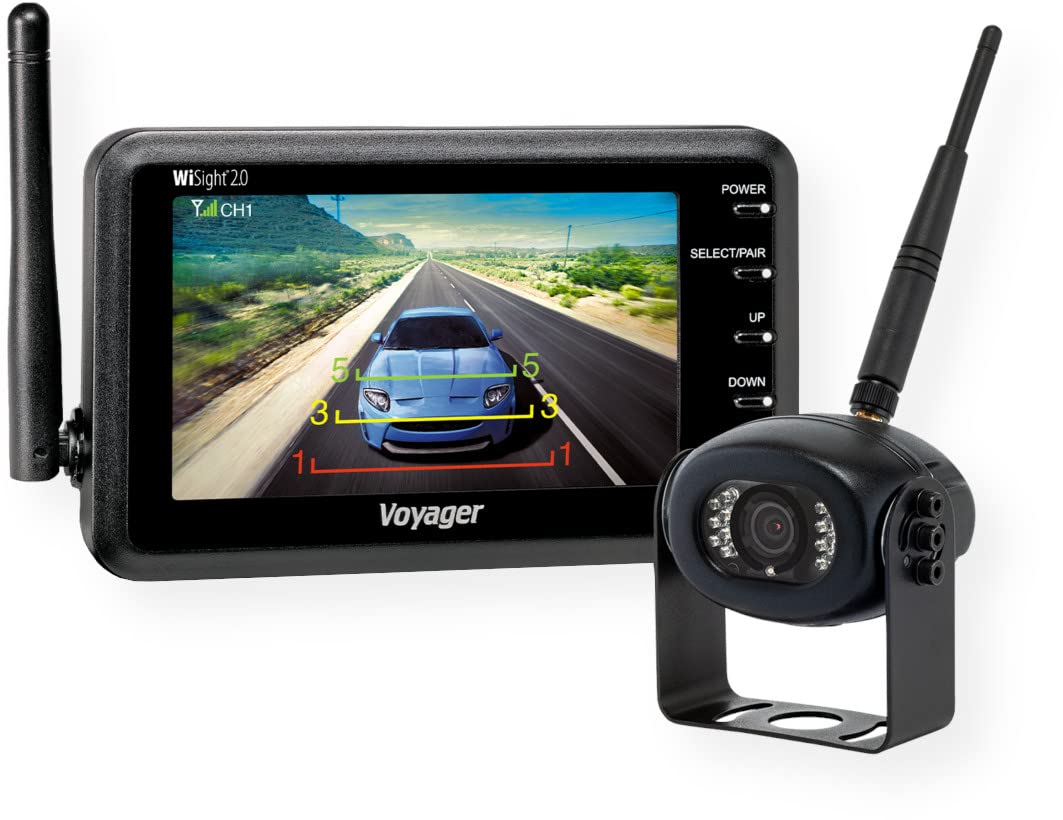 Voyager WVSXS43 Wireless Backup Camera System - 4.3