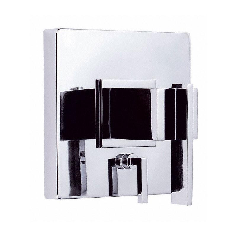 Danze Sirius Chrome Single Handle Pressure Balance Shower Valve with Diverter - Includes Rough-In Valve for Bathroom & Shower Installation | Perfect for Modern Home Renovations & Bathroom Upgrades
