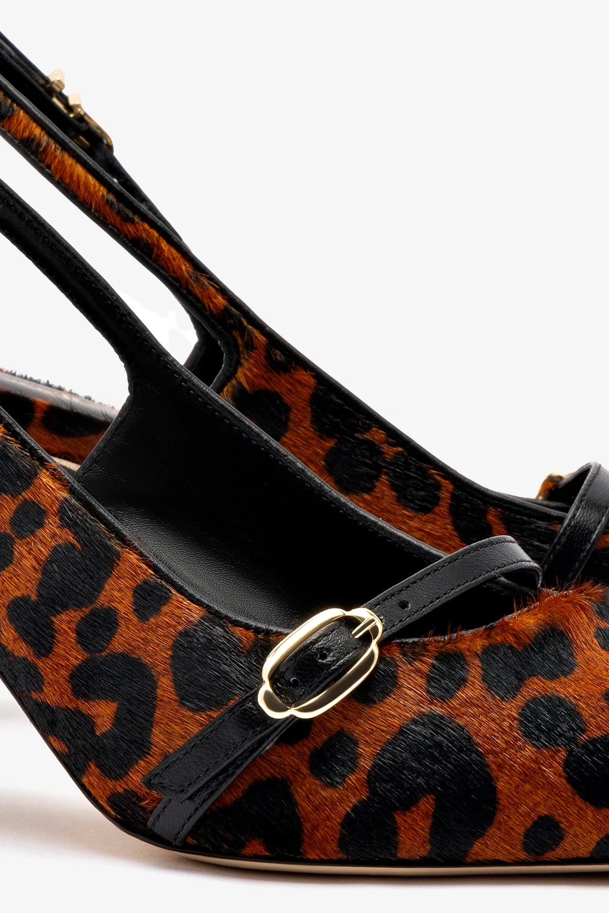 Stylish Ines Pump in Leopard Print Calf Hair - Women's Fashion Heels for Office, Party & Special Occasions
