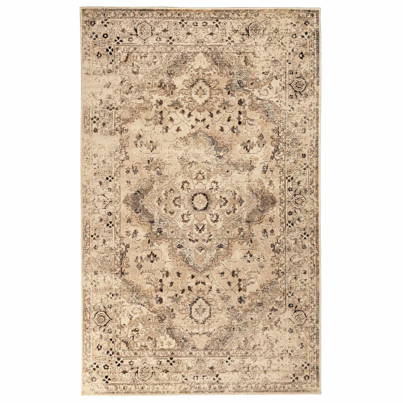 Stylish Nysa Floral Geometric Diamond Pattern Indoor Area Rug - Perfect for Living Room, Bedroom, and Home Decor