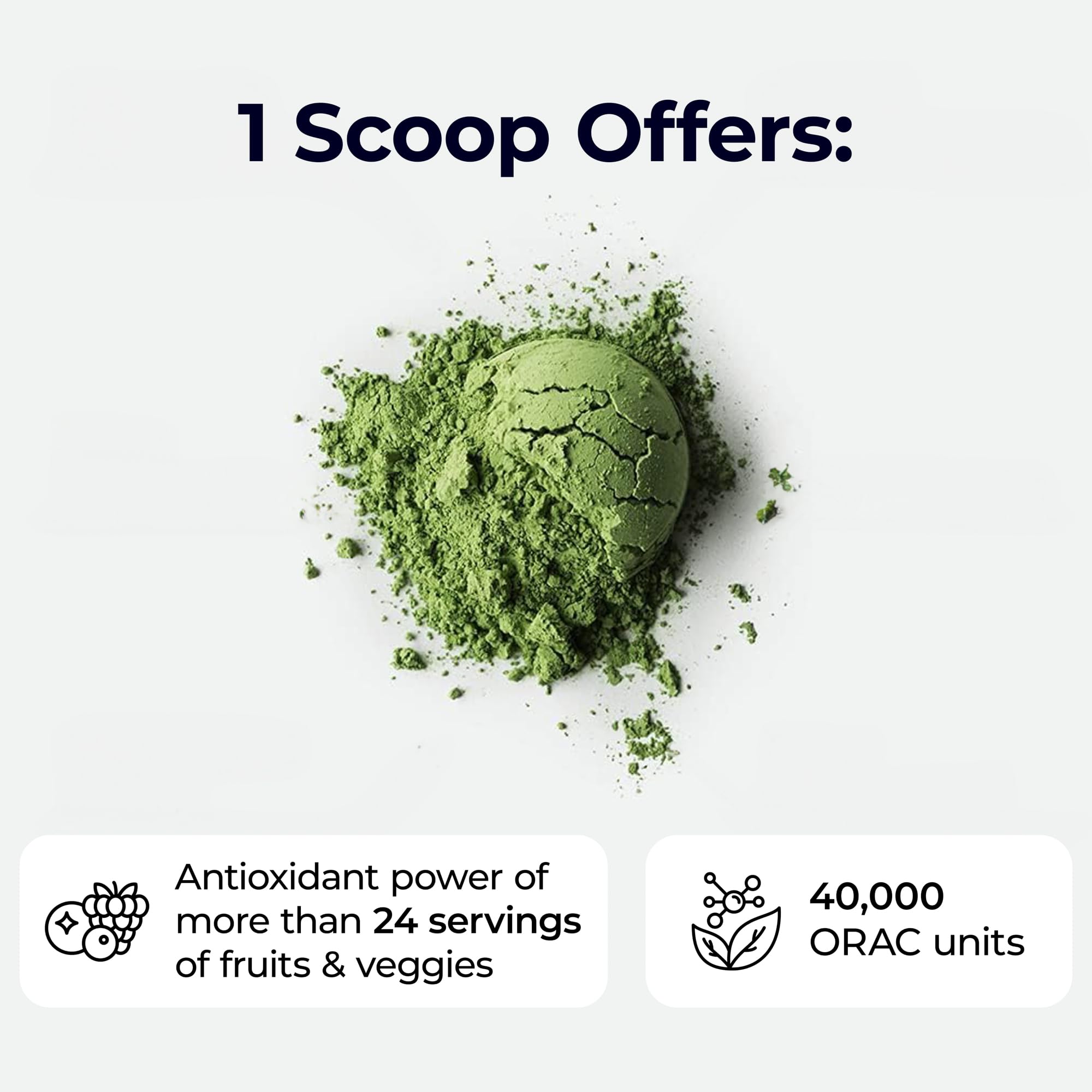 Paradise Herbs ORAC Energy Greens Powder - Superfood Antioxidant Supplement with 24 Servings of Fruits & Vegetables per Scoop, 120 Servings - Boost Energy & Immunity for Active Lifestyles