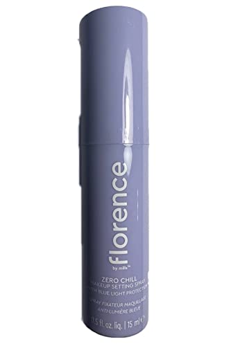 Florence Zero Chill Makeup Setting Spray - 0.5 oz Travel Size | Long-Lasting Matte Finish & Oil Control | Perfect for On-The-Go Touch-Ups & Hot Weather