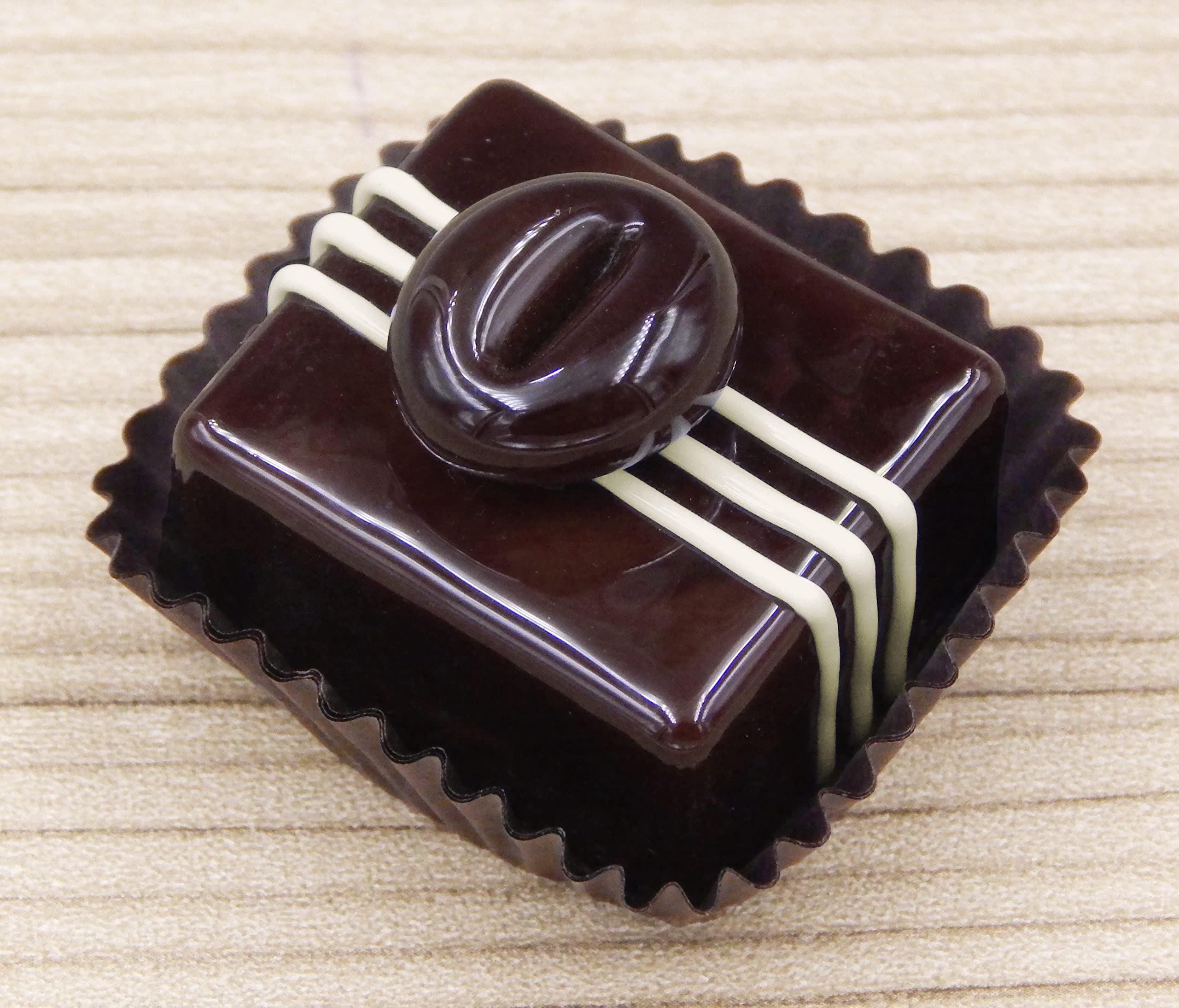 Handmade Glass Chocolate Coffee Bean Candy Gift - Vanilla Flavor for Parties & Gifts