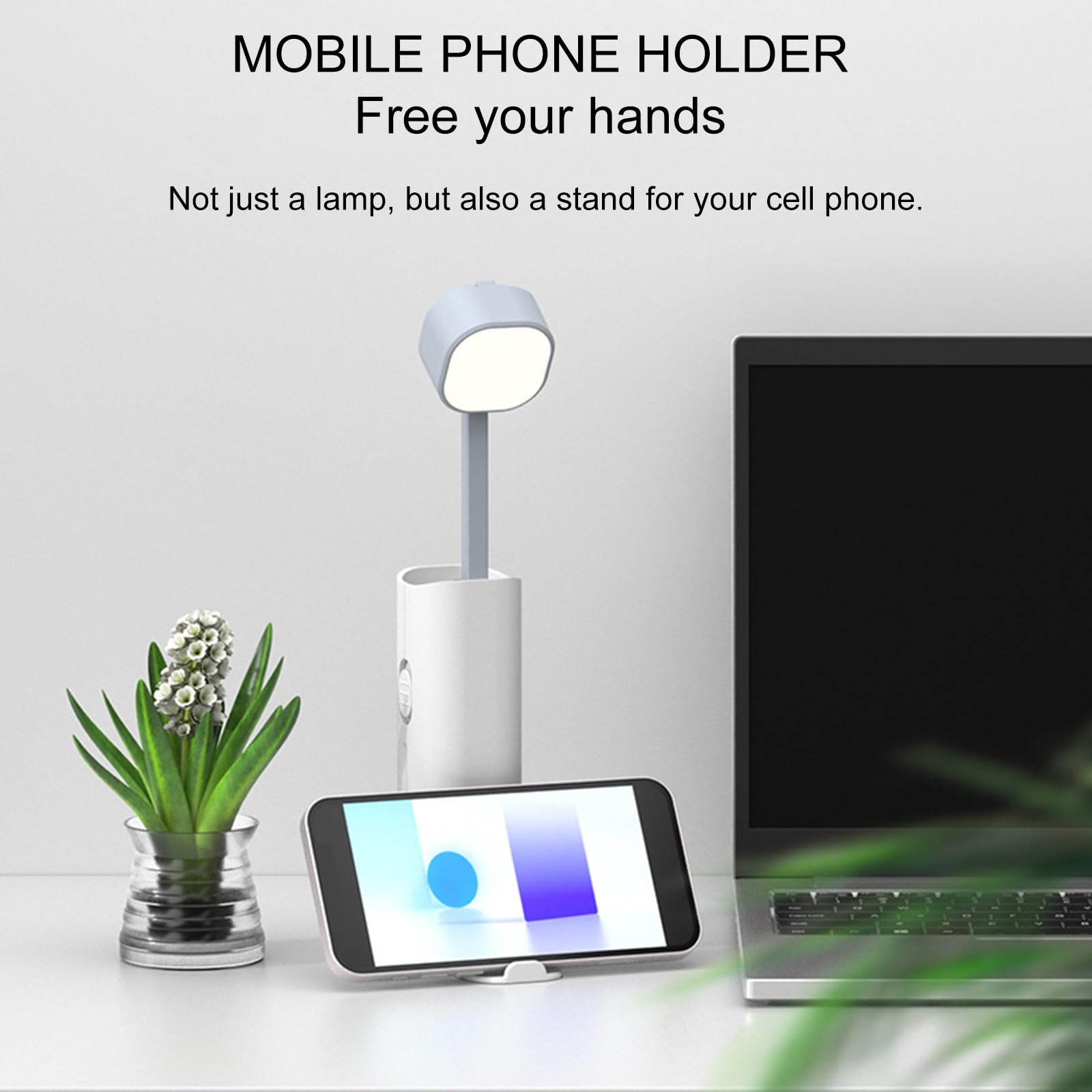 Multifunctional Eye-Care LED Desk Lamp for Students - Portable Night Light with Adjustable Brightness, Perfect for Kids Bedroom, Study Room, Reading & Writing | Home Office, Dormitory, Nightstand Lighting