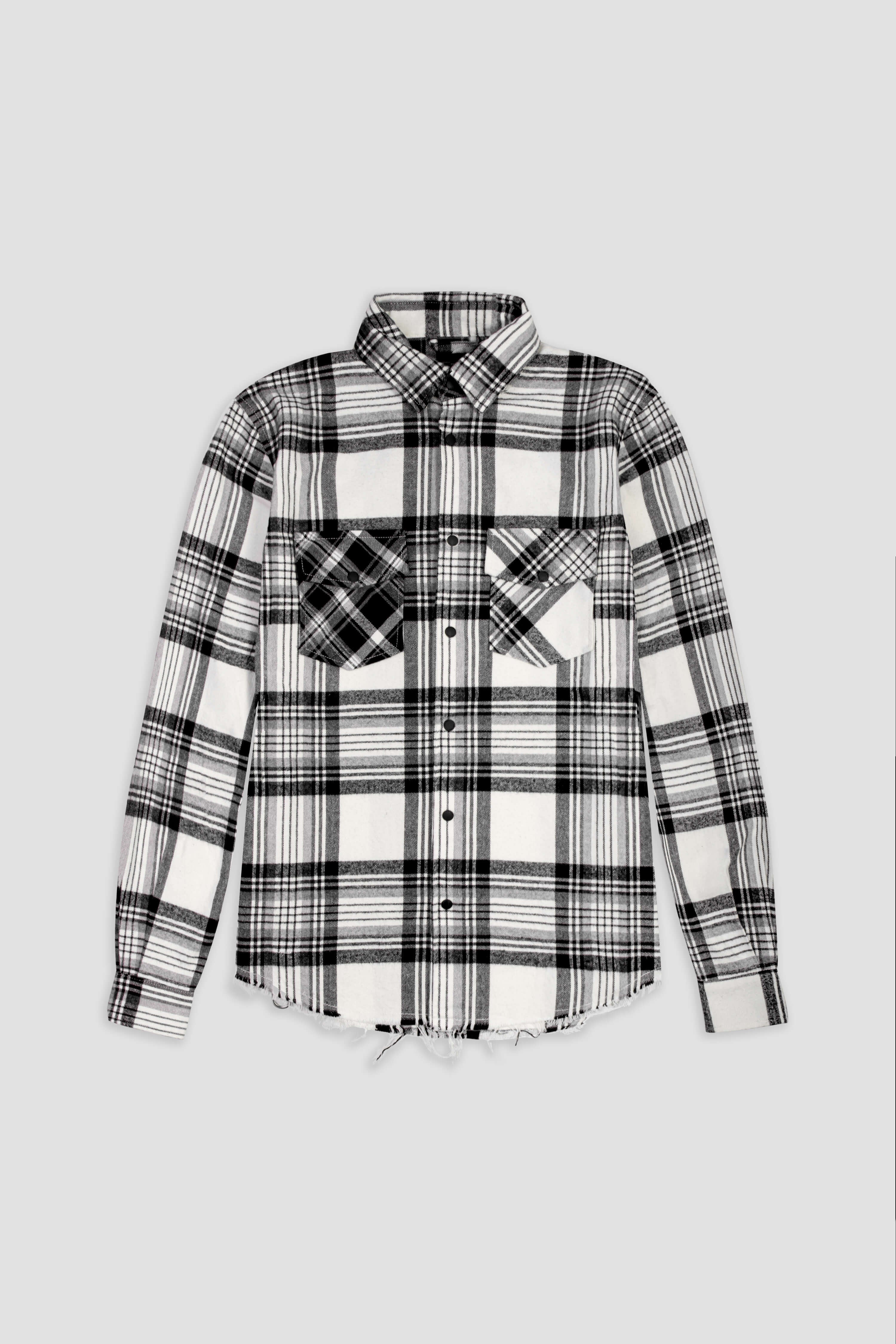 BODA Checked Overshirt Tall - Stylish Flannel Shirt for Men, Long Sleeve Casual Button-Up Shirt - Perfect for Outdoor Adventures, Layering in Fall & Winter, and Everyday Streetwear Fashion
