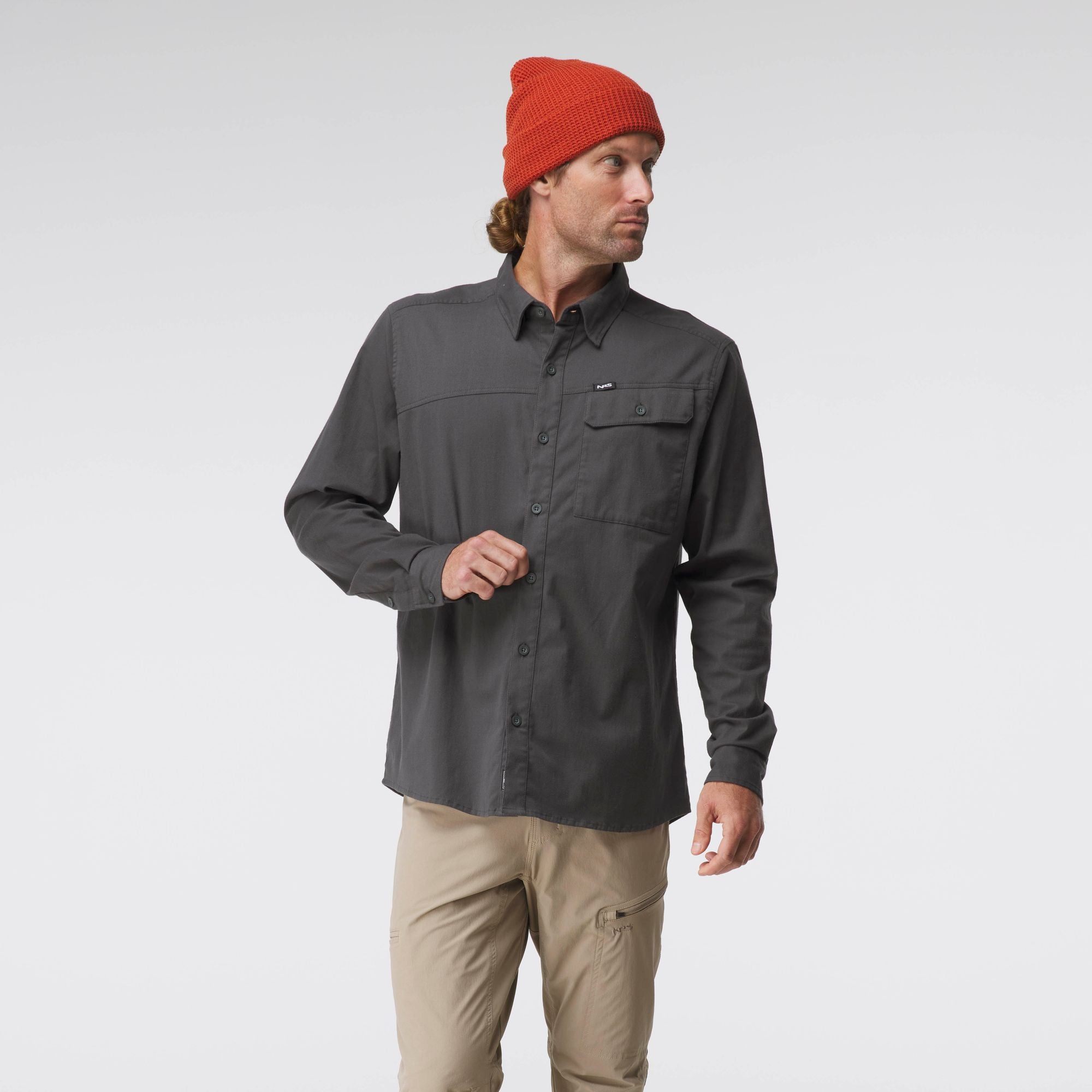 Men's Campfire Flannel Shirt - Soft & Durable Plaid Button-Up for Outdoor Adventures, Hiking, and Cozy Fall Evenings