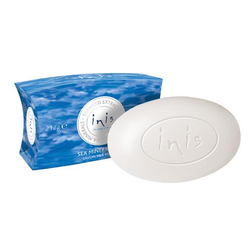 Inis Large Sea Mineral Soap - Natural Handmade Bar Soap with Ocean Minerals for Deep Cleansing & Hydration | Perfect for Dry Skin, Sensitive Skin Care & Spa Relaxation