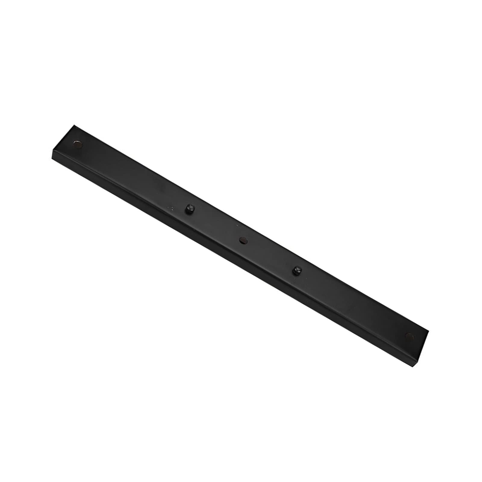 Black Ceiling Light Plate & Pendant Light Holder - Long Strip Chandelier Base for Wall & Ceiling Lamps - Perfect for Living Room, Bedroom & Dining Room Lighting