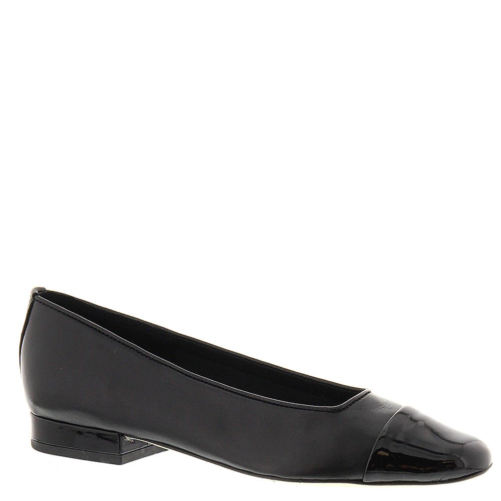 Van Eli Frankie Women's Slip On Loafers - Size 10 Wide (E) US - Black Patent Leather Comfort Shoes for Work, Office & Casual Wear