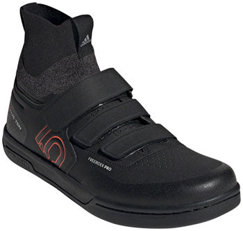 Five Ten Freerider Pro Mid VCS Flat Shoes for Men - Black, Size 10 | Mountain Biking & Cycling Shoes for Trail Riding & Urban Commuting