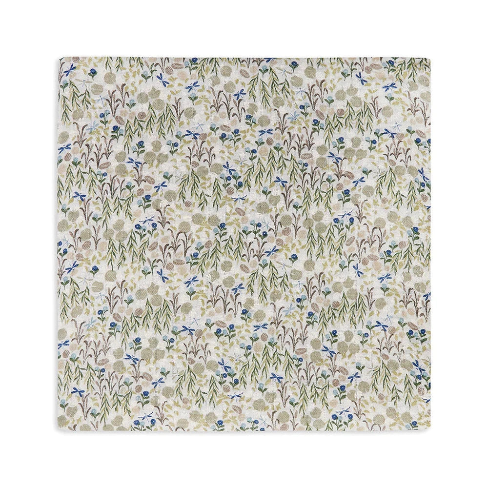 Avery Row Muslin Swaddle Blanket - Soft & Breathable Baby Wrap for Newborns - Perfect for Swaddling, Nursing, and Stroller Use - Riverbank Design