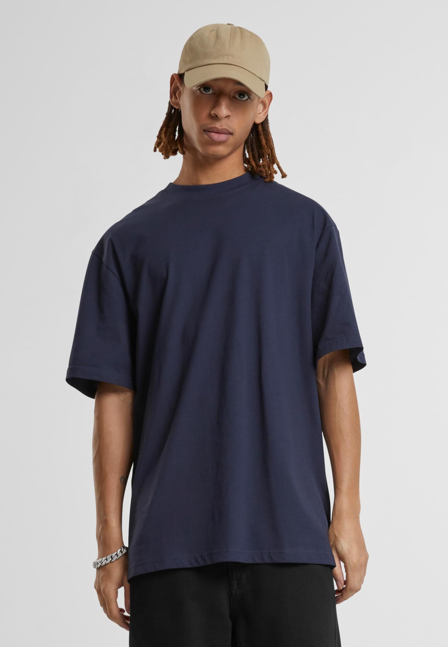 3XL Navy Tall Tee for Men - Oversized Comfort Fit T-Shirt - Casual Streetwear & Lounge Wear