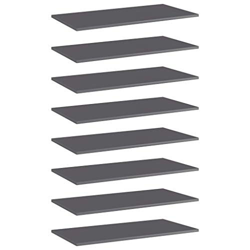Gloss Grey 8 Pcs