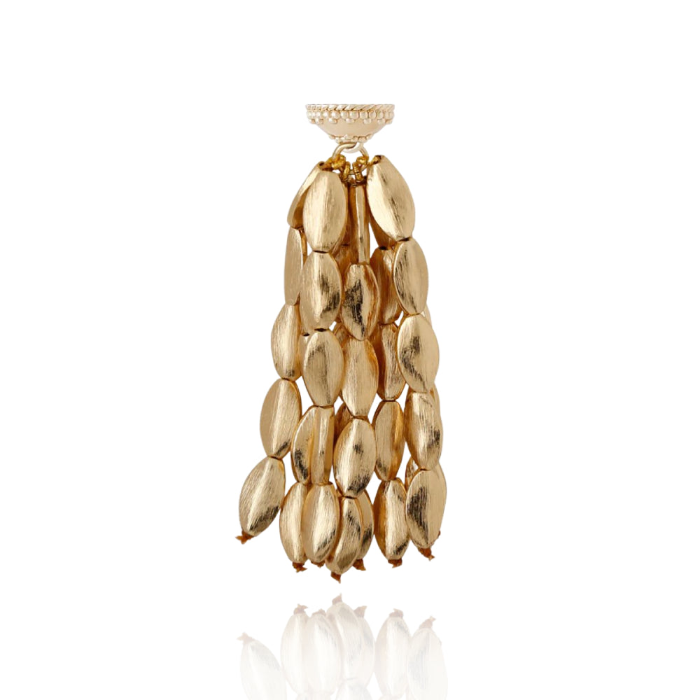 Clara Williams Gold Rush Tassel Earrings - Vintage Style Dangle Jewelry for Women | Perfect for Parties, Weddings & Evening Events