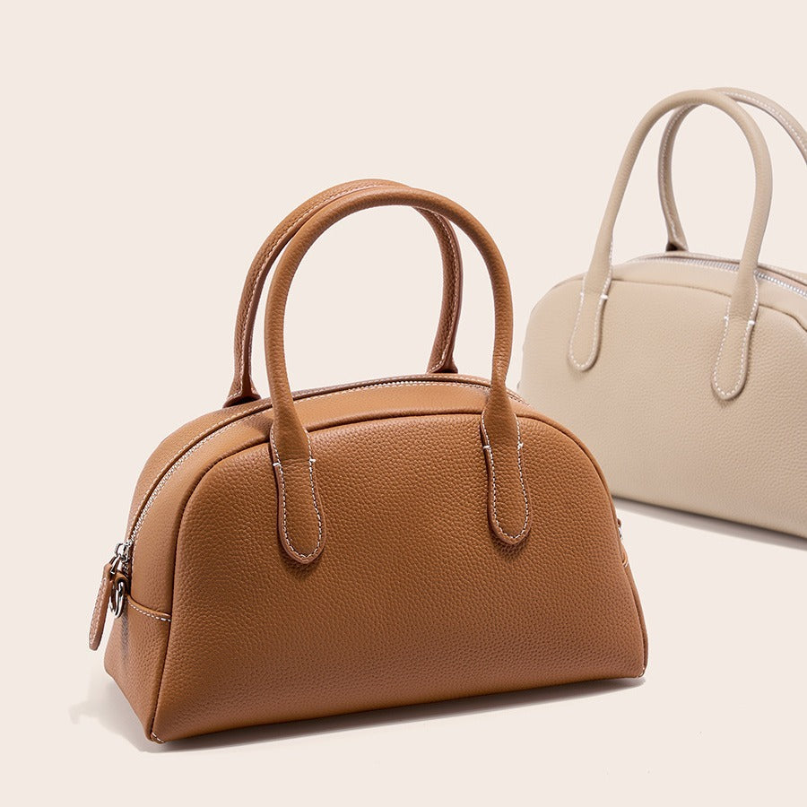 Genuine Leather Tote Bag for Women - Large Capacity Crossbody & Shoulder Handbag - Perfect for Work, Travel & Everyday Use