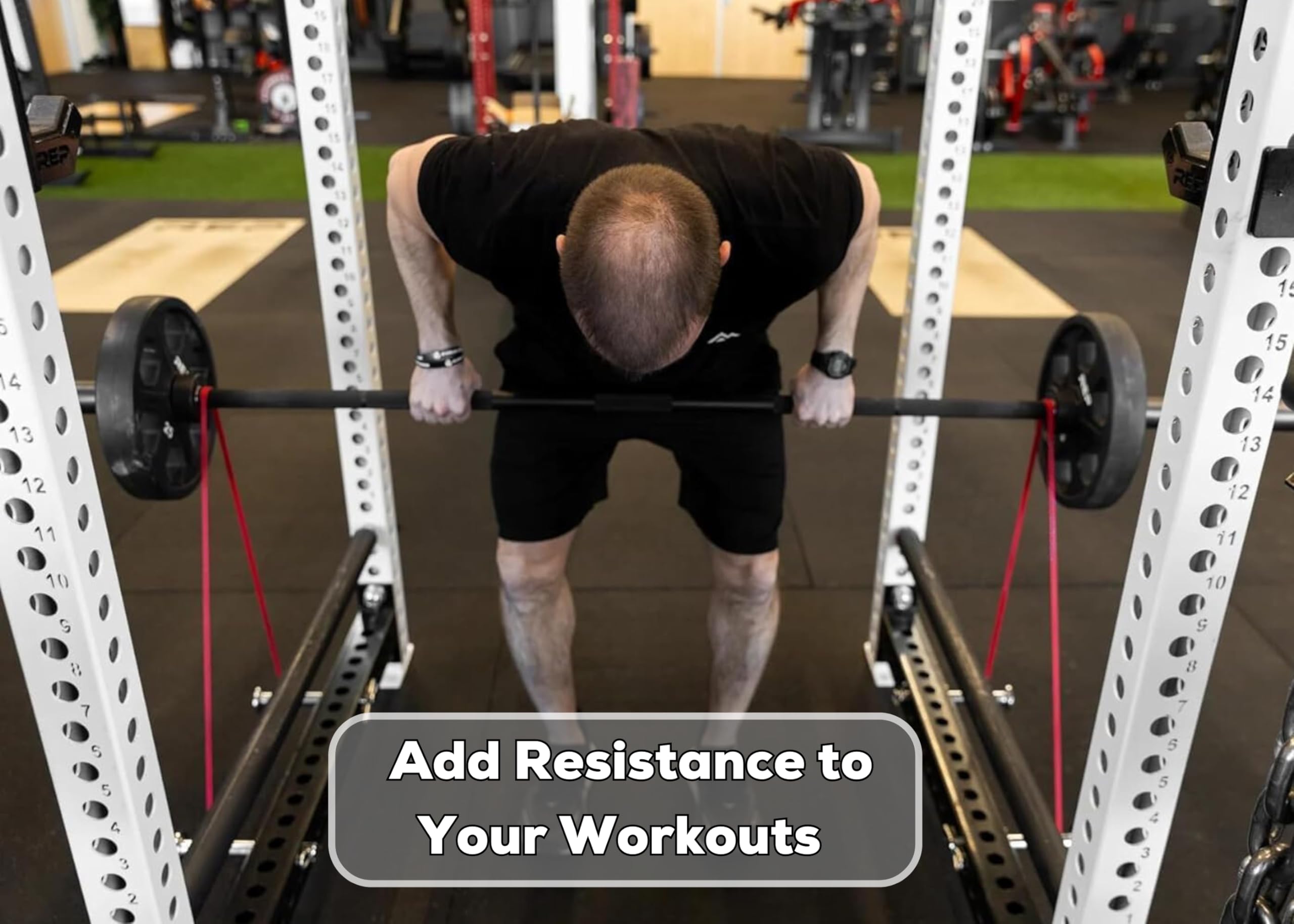 Premium Heavy Resistance Bands Set of 3 - Extra Thick Workout Bands for Deadlifts, Glute Activation & Booty Exercises - Ideal for Home Gym, CrossFit & Dynamic Warm Ups