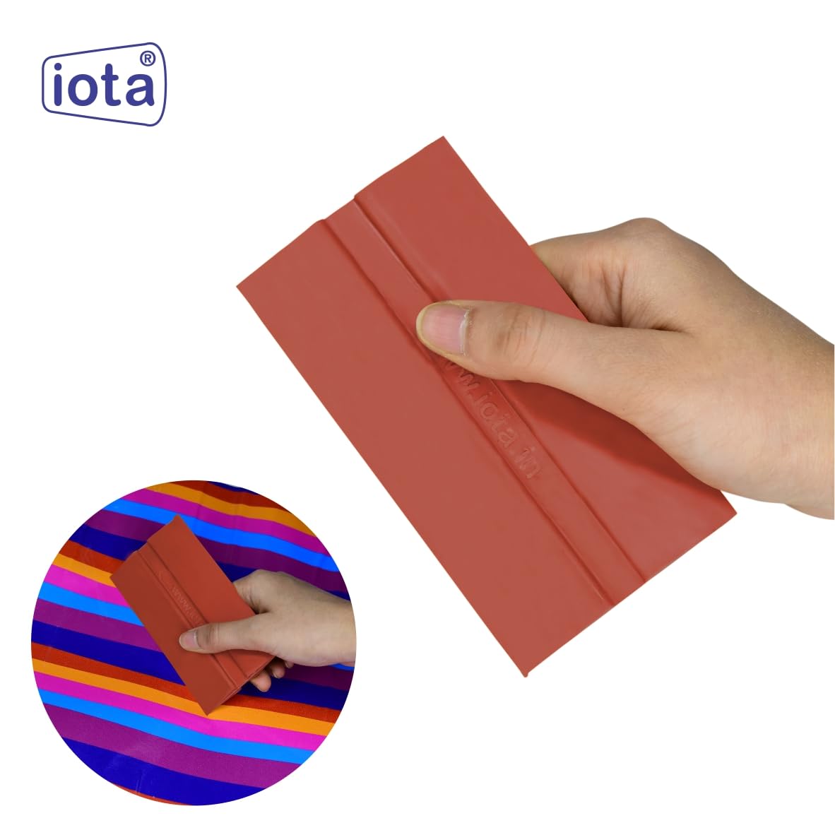 iotaSQZ207 (Pack of 2) Professional Car Window Tint Squeegee Tool - PPF & Lamination Applicator for Auto Window Film Installation - Perfect for DIY Car Tinting & Professional Auto Detailing