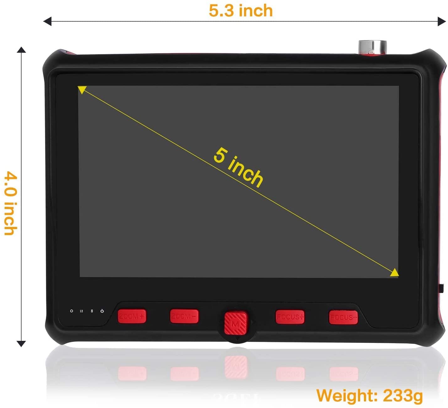 Upgraded Portable Wrist CCTV Tester with 5