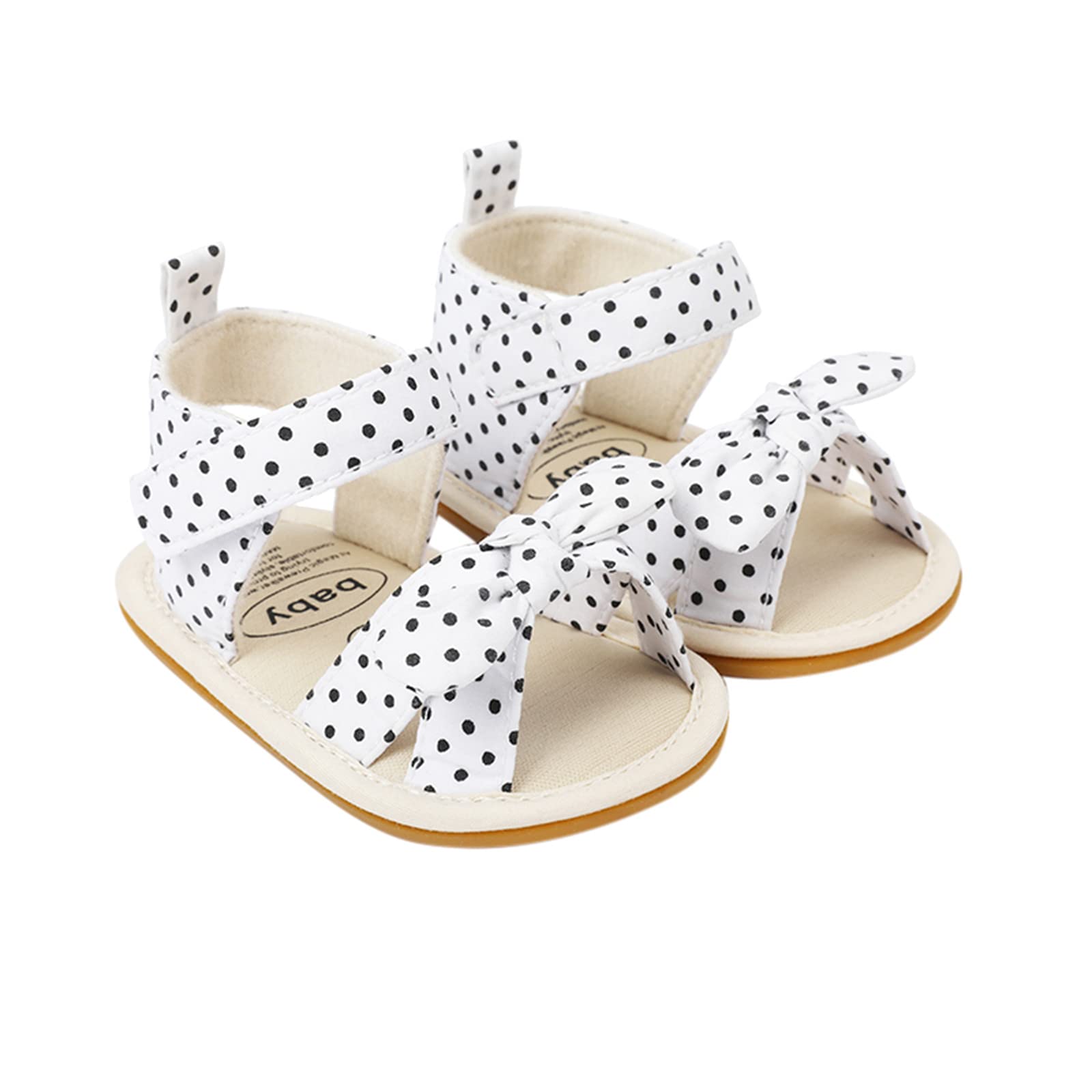 Non-Slip Baby Girl Shoes - Soft Bow Sandals for Walking & Play