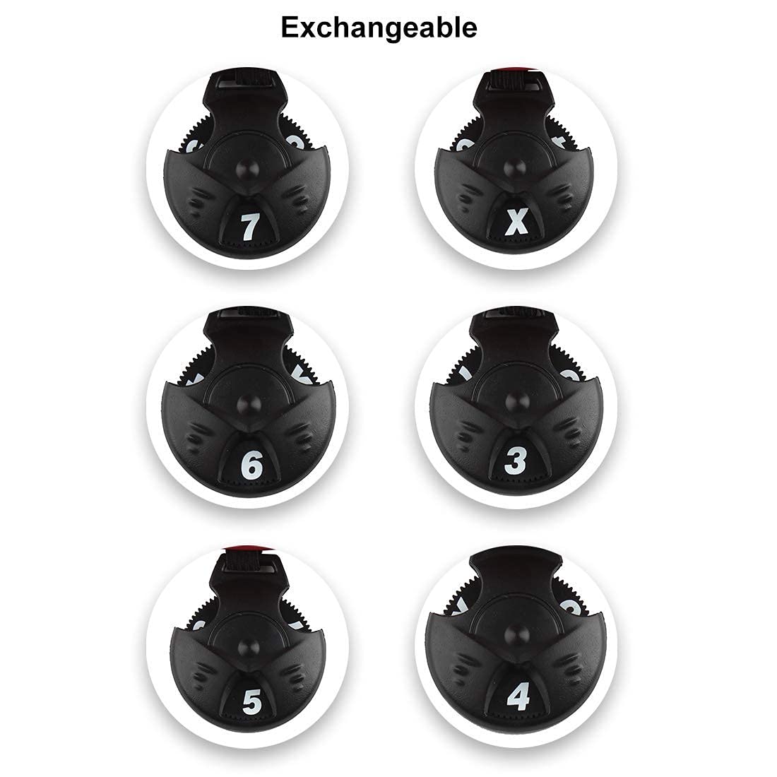 Andux 4-Piece Hybrid Golf Club Head Covers + 3-Piece Driver Wood Head Covers Set - Premium Protection for Golf Clubs - Perfect for Golfers, Driving Range Practice, and Club Storage