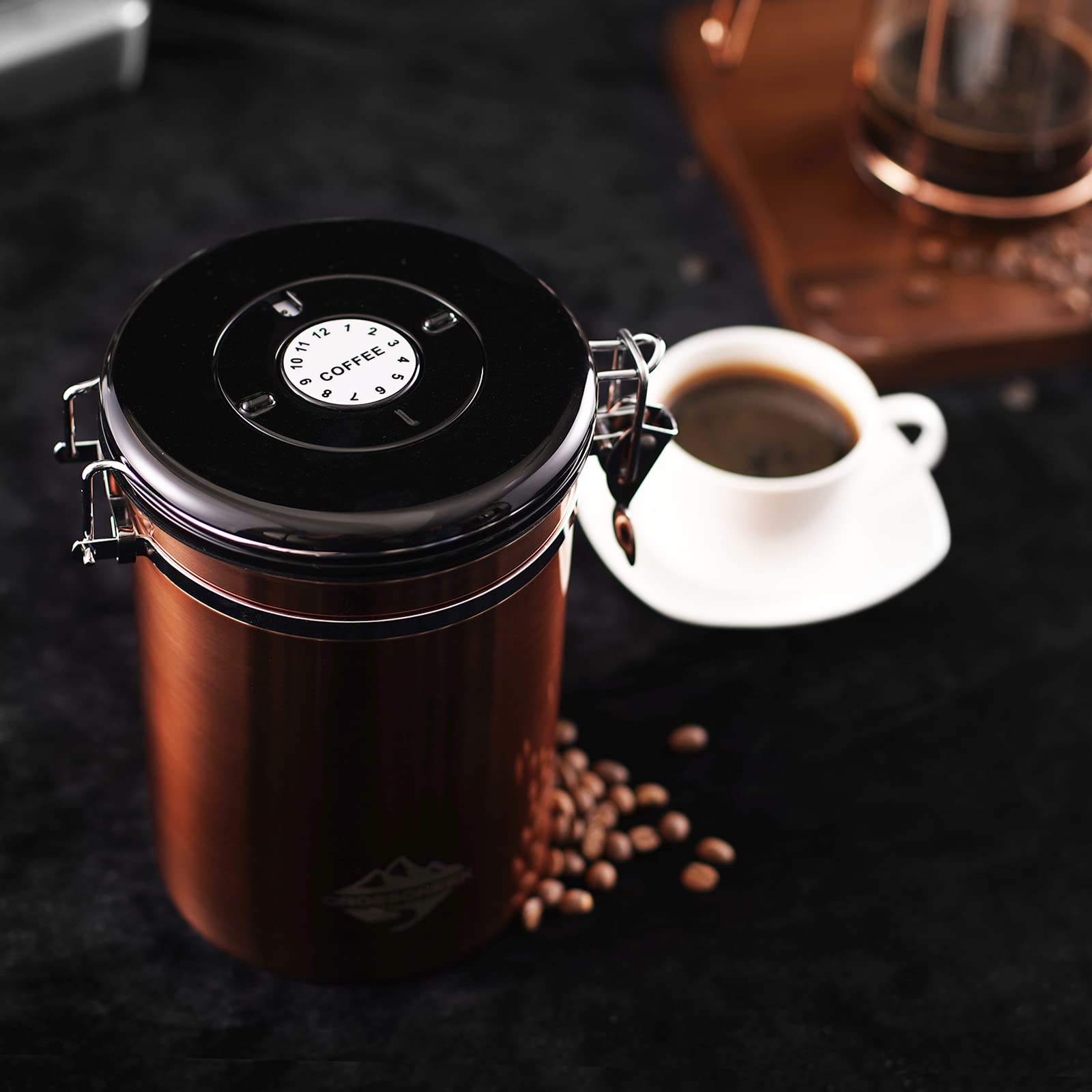 French Press Coffee Maker - 34oz/1L Stainless Steel Manual Coffee & Tea Brewer with Fine Mesh Filter - Perfect for Home, Office, Camping & Gifts