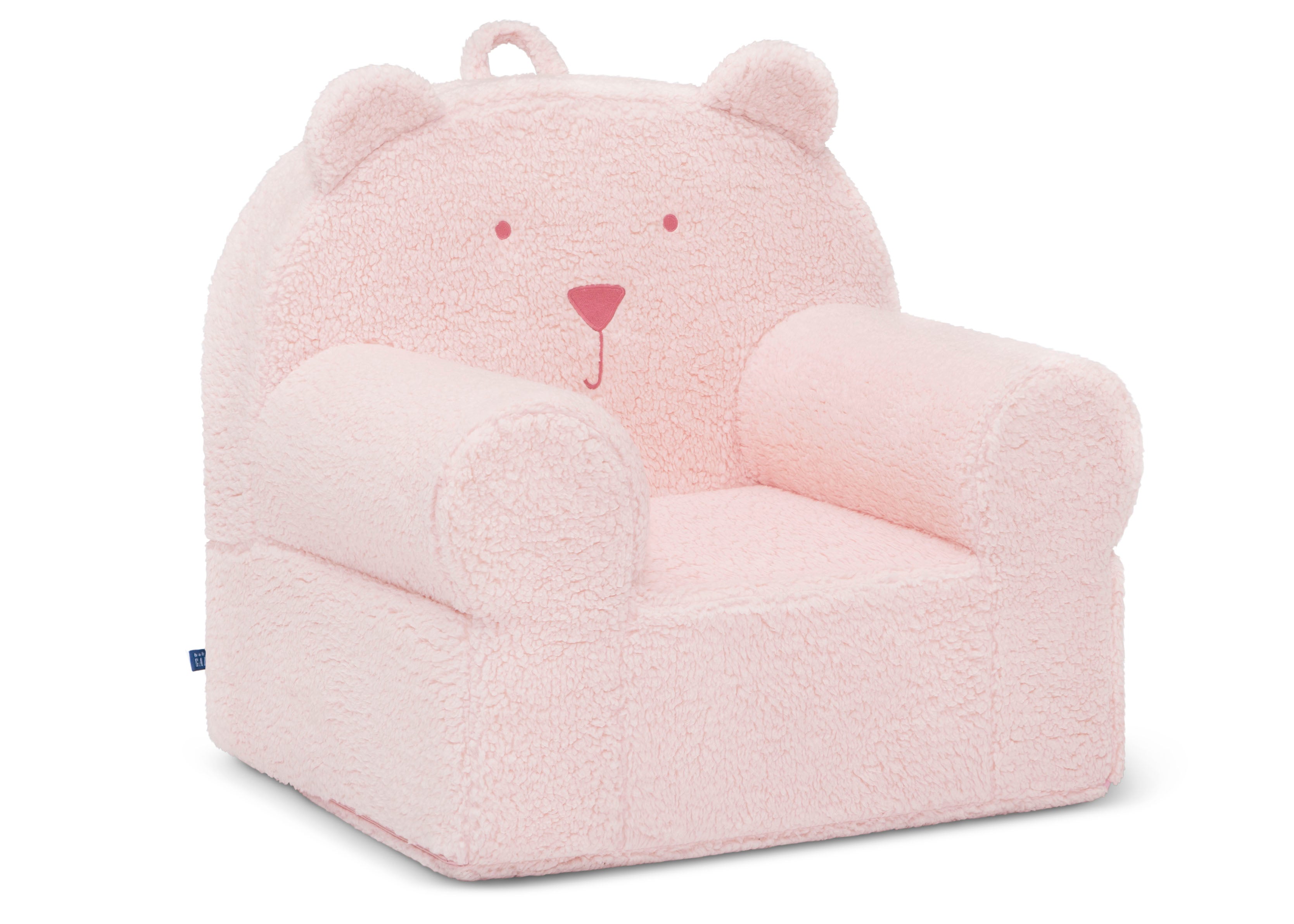 Cozy BabyGap Sherpa Bear Chair - Soft Plush Kids Armchair for Nursery, Bedroom & Playroom - Perfect for Reading, Relaxing & Playtime