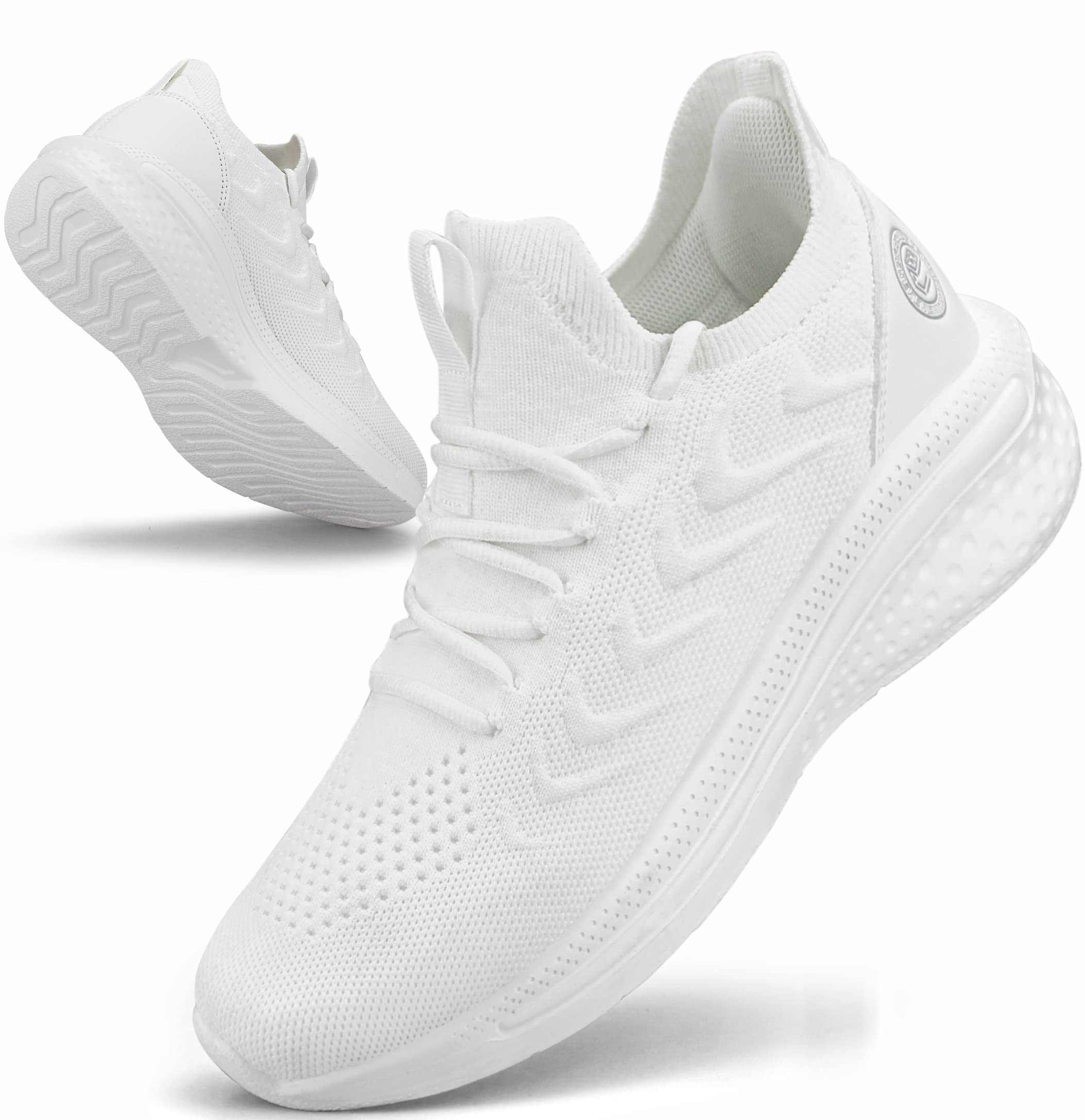PUJCS Women's Slip-On Sneakers - Breathable Lightweight Mesh Walking & Running Shoes for Gym, Workout & Casual Wear - Non-Slip Comfortable Athletic Shoes for Women