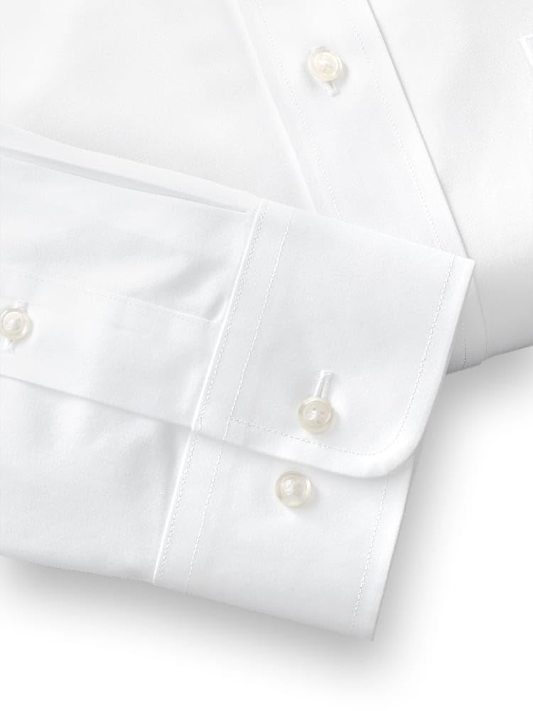 Paul Fredrick Men's Tailored Fit Non-Iron Pinpoint Cotton Dress Shirt - Premium Business & Formal Wear for Office, Weddings & Special Occasions