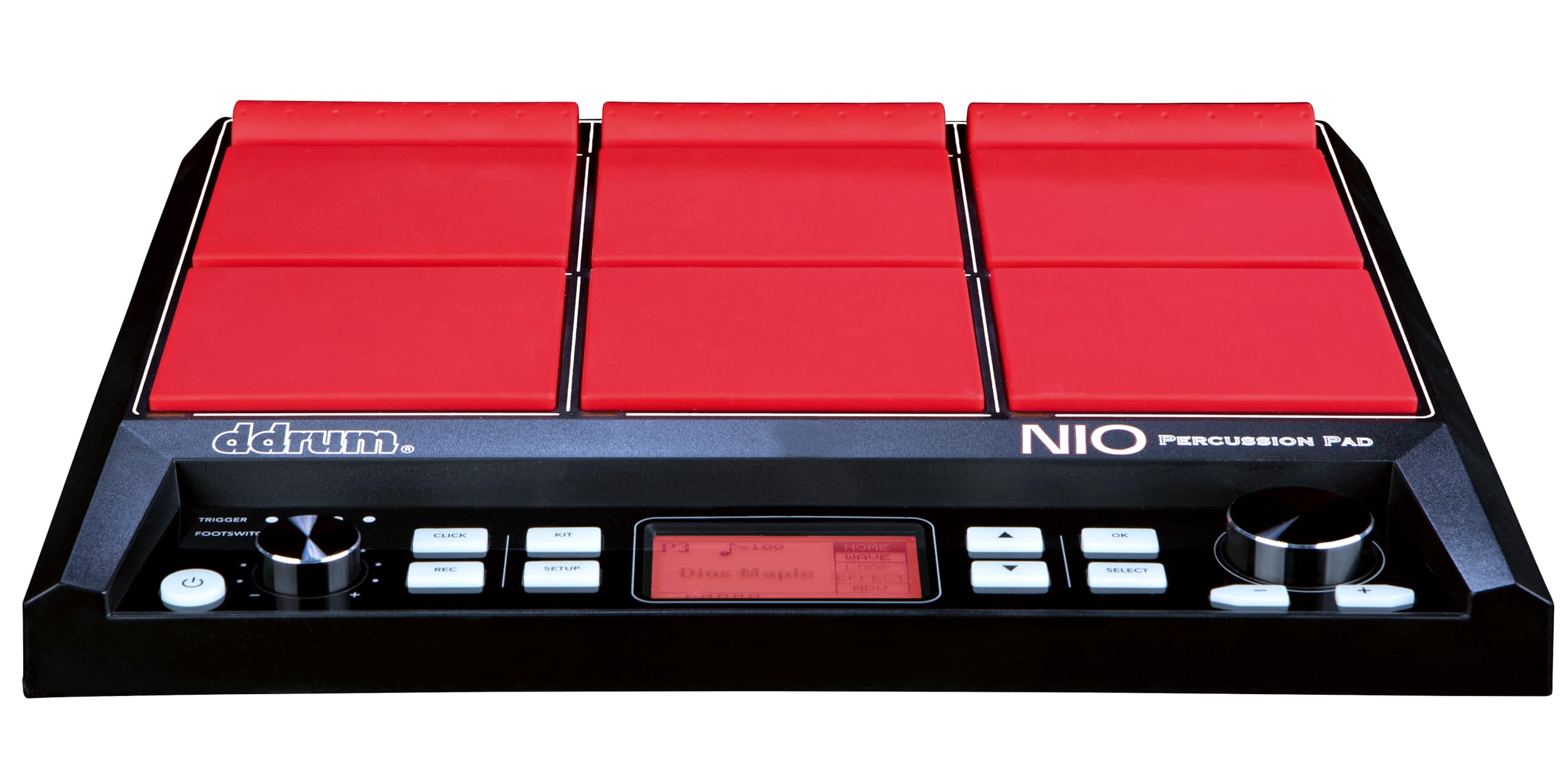 Ddrum NIO 9 Electronic Drum Pad - Professional Surface Percussion Pad for Drummers | Perfect for Live Performances, Studio Recording & Practice Sessions