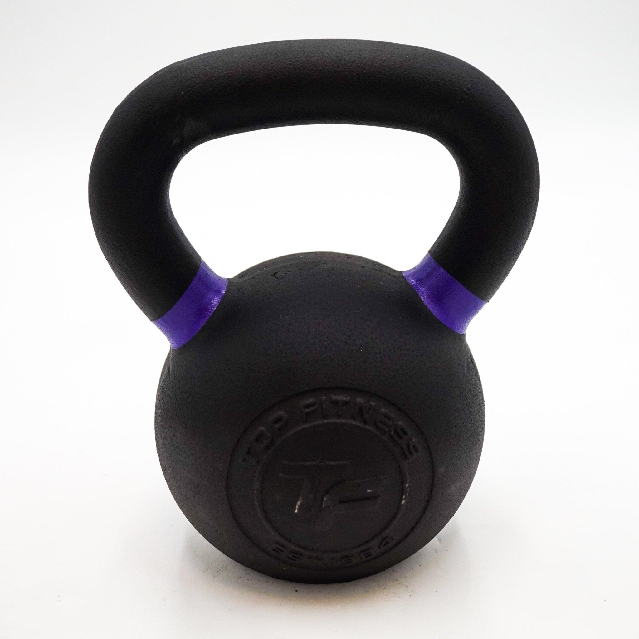 Premium Cast Iron Kettlebell Set - Color Coded Weights for Home Gym & CrossFit Training (5-50lbs) - Perfect for Strength Training, HIIT Workouts & Functional Fitness