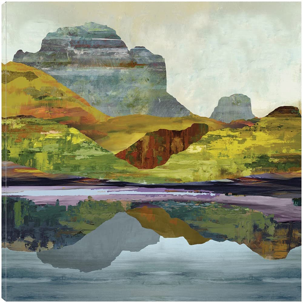 Eagle Peak Fine Art Canvas Wall Decor by Mark Chandon - 37x37 Inch Ready to Hang Painting for Living Room, Bedroom, Office & More - Perfect for Home, Office & Commercial Spaces