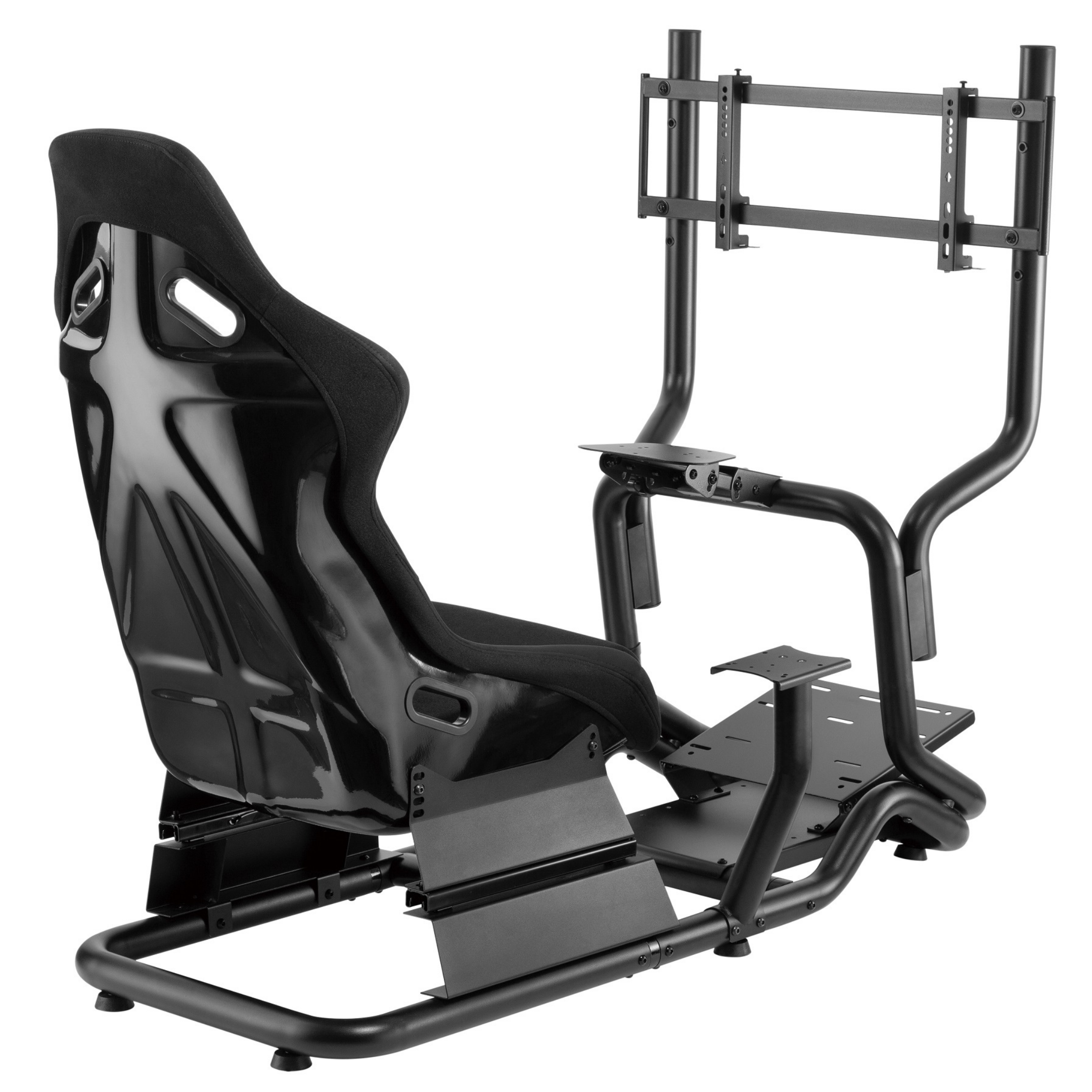 Adjustable Single Monitor Mount Stand - Ergonomic VESA 75x75/100x100 Compatible for 13-32 Inch Screens - Perfect for Home Office, Gaming & Workspace Setup