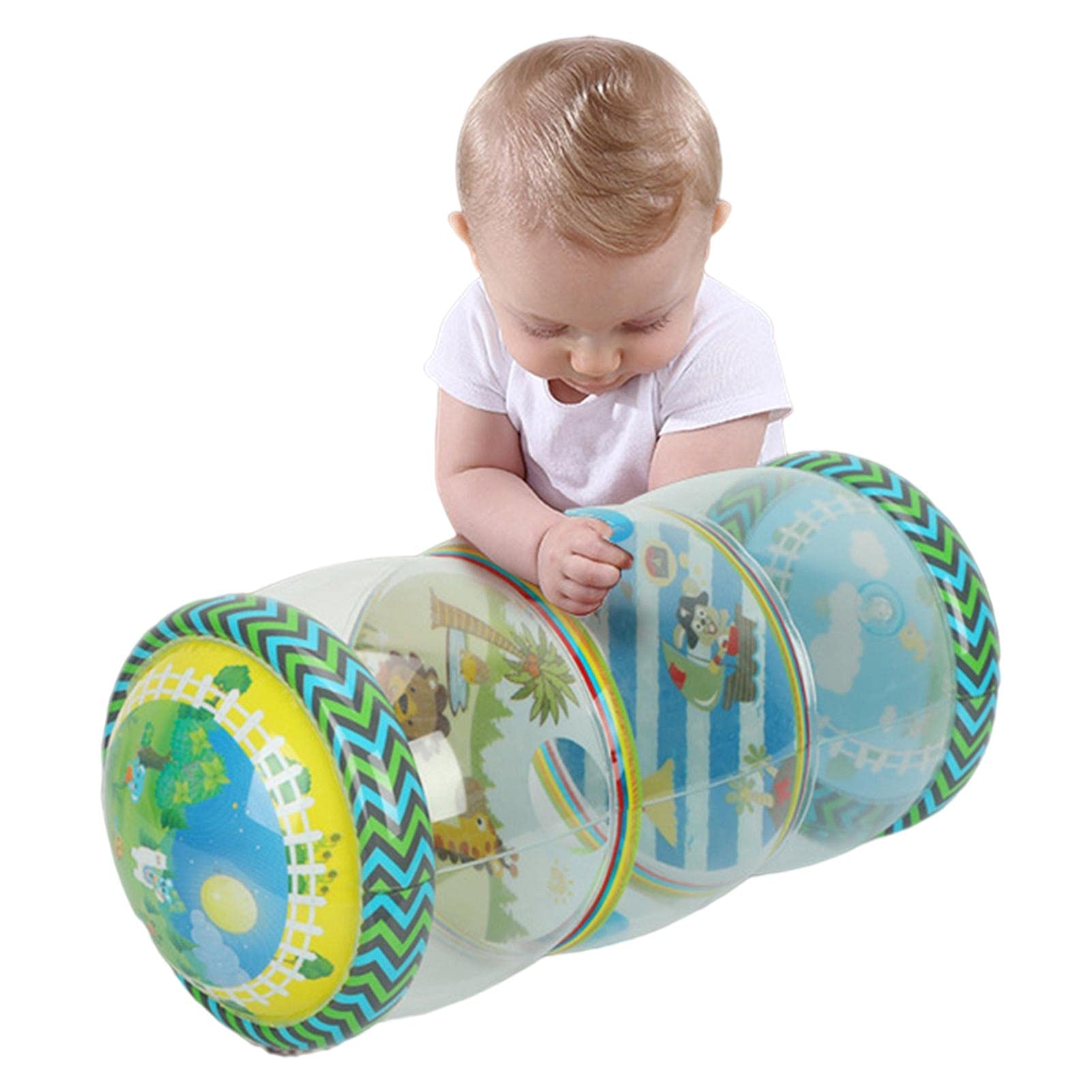 Nicything Inflatable Baby Crawling Roller Toy - Lightweight & Compact Crawling Trainer for Infants & Toddlers | Early Development Exercise Toy for Boys & Girls | Perfect for Playtime, Daycare & Learning to Crawl