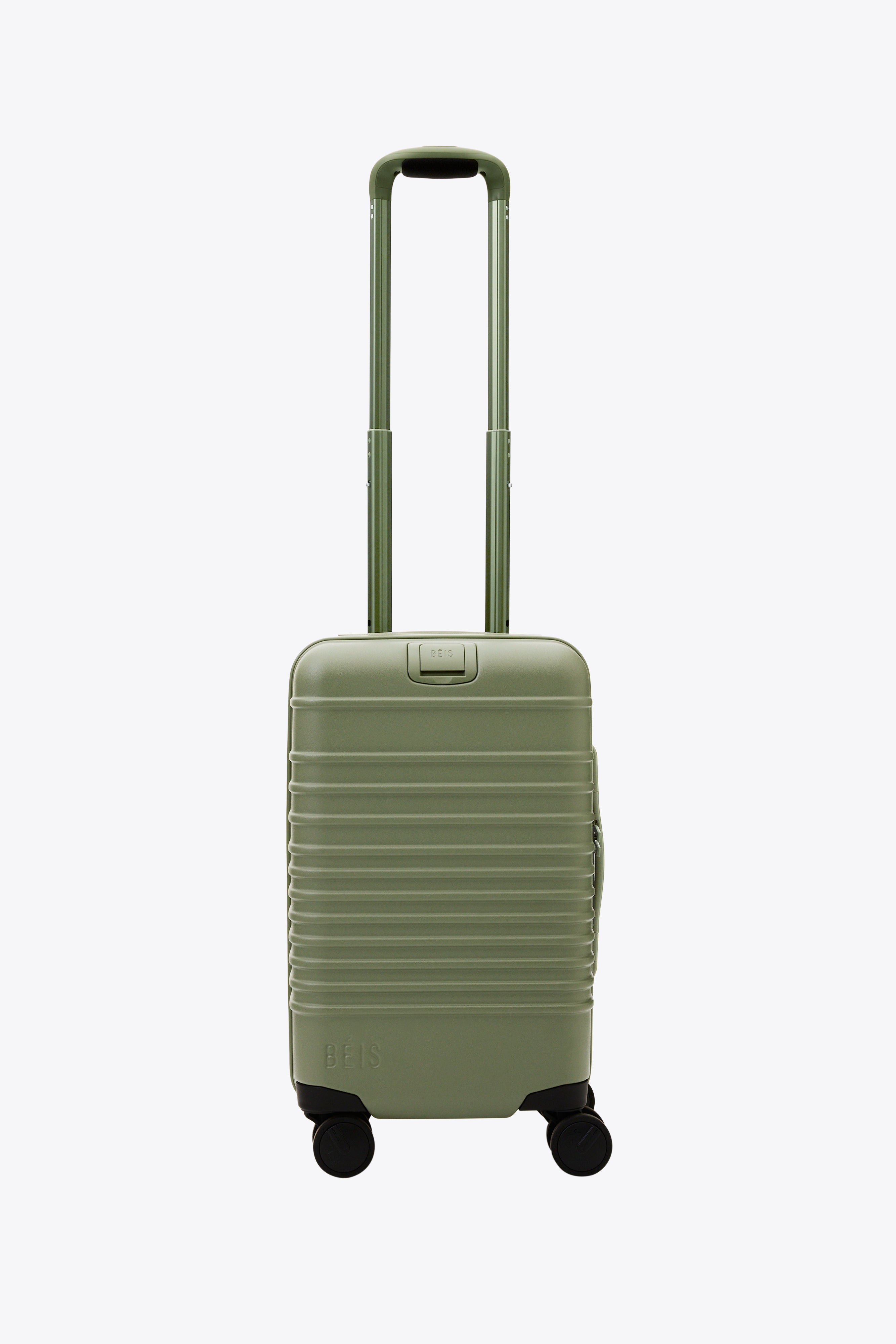Olive Green Small Carry On Roller Luggage - Perfect for Weekend Trips & Air Travel